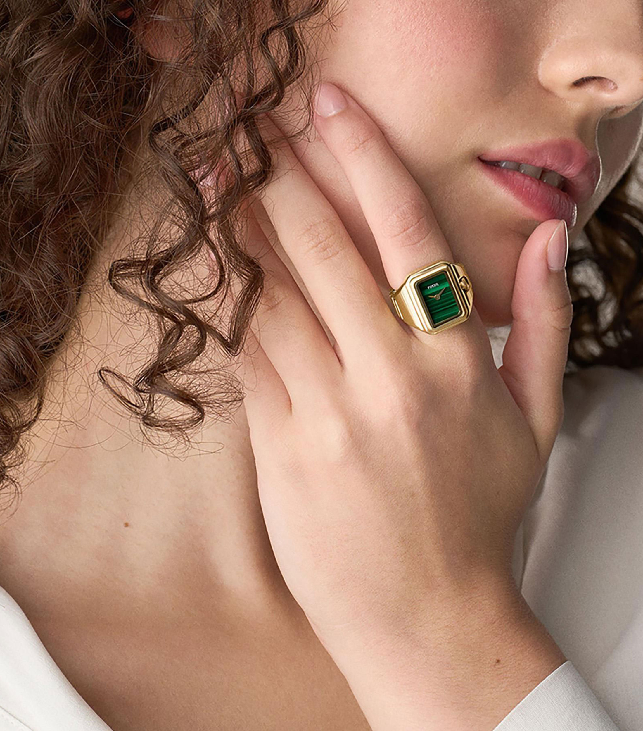 Reloj anillo para Mujer Raquel casual verde