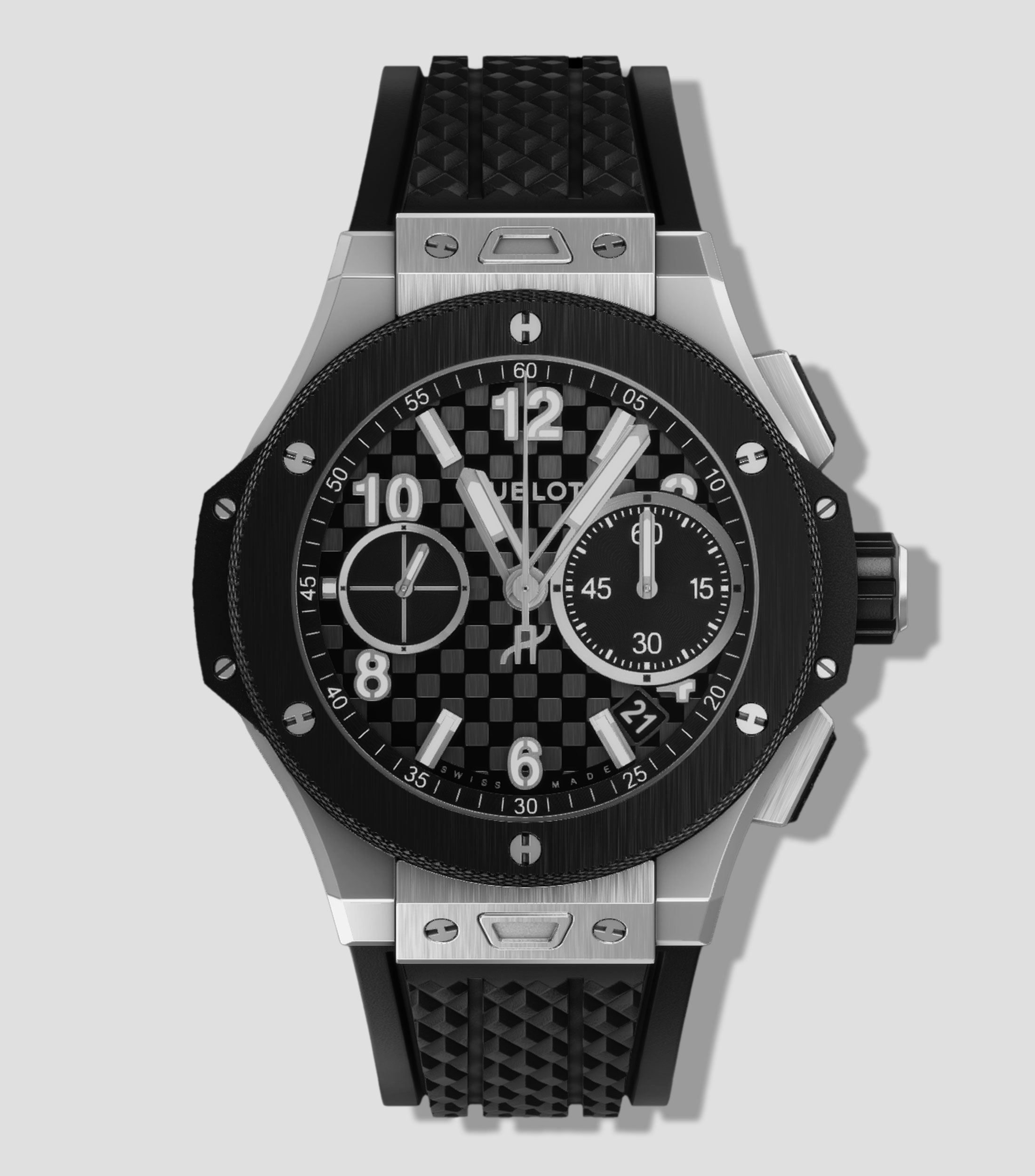 Reloj Unisex Big Bang Original Titanium Ceramic casual plateado