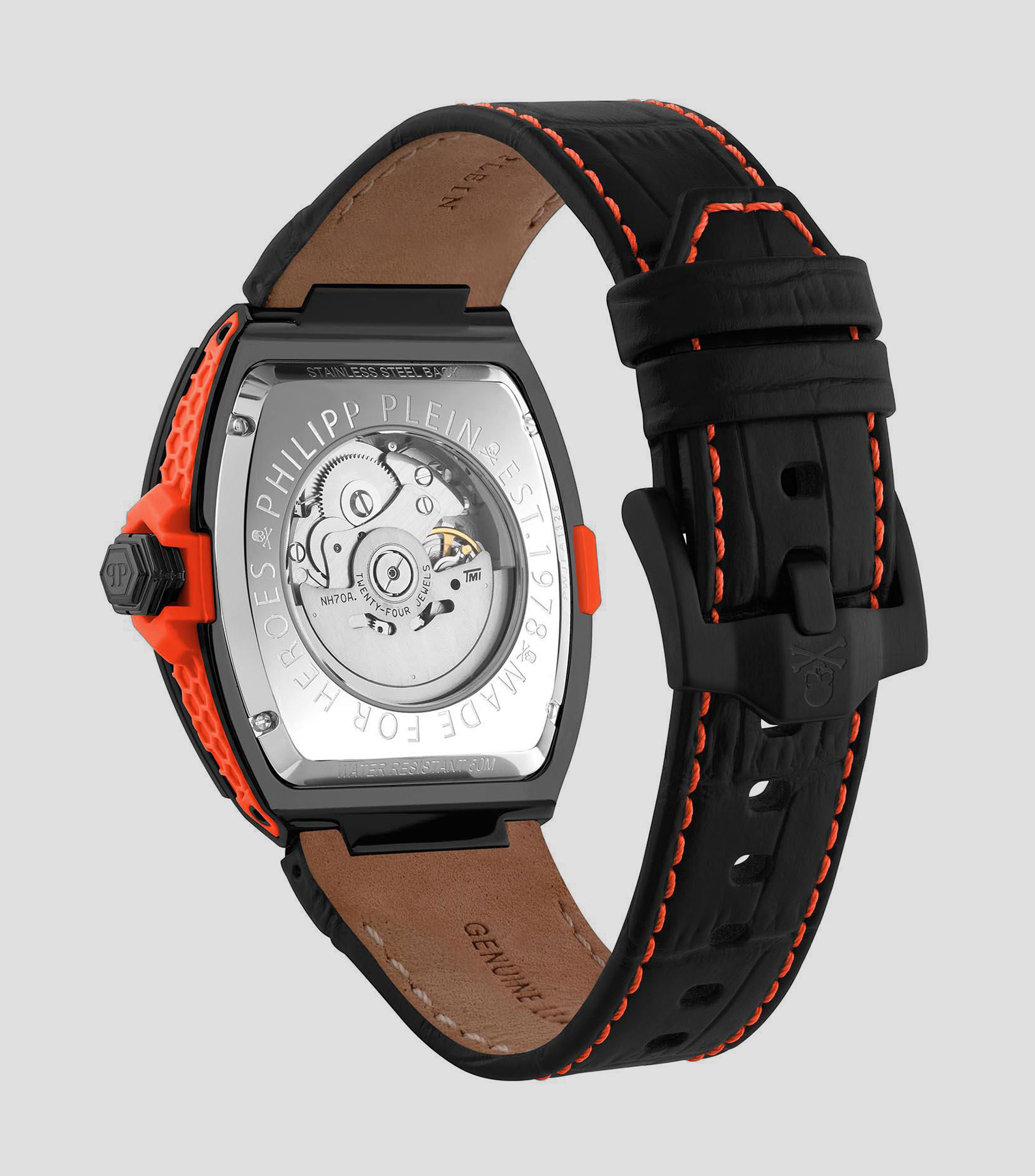 Reloj para Hombre The Skeleton 2.0 casual, Negro