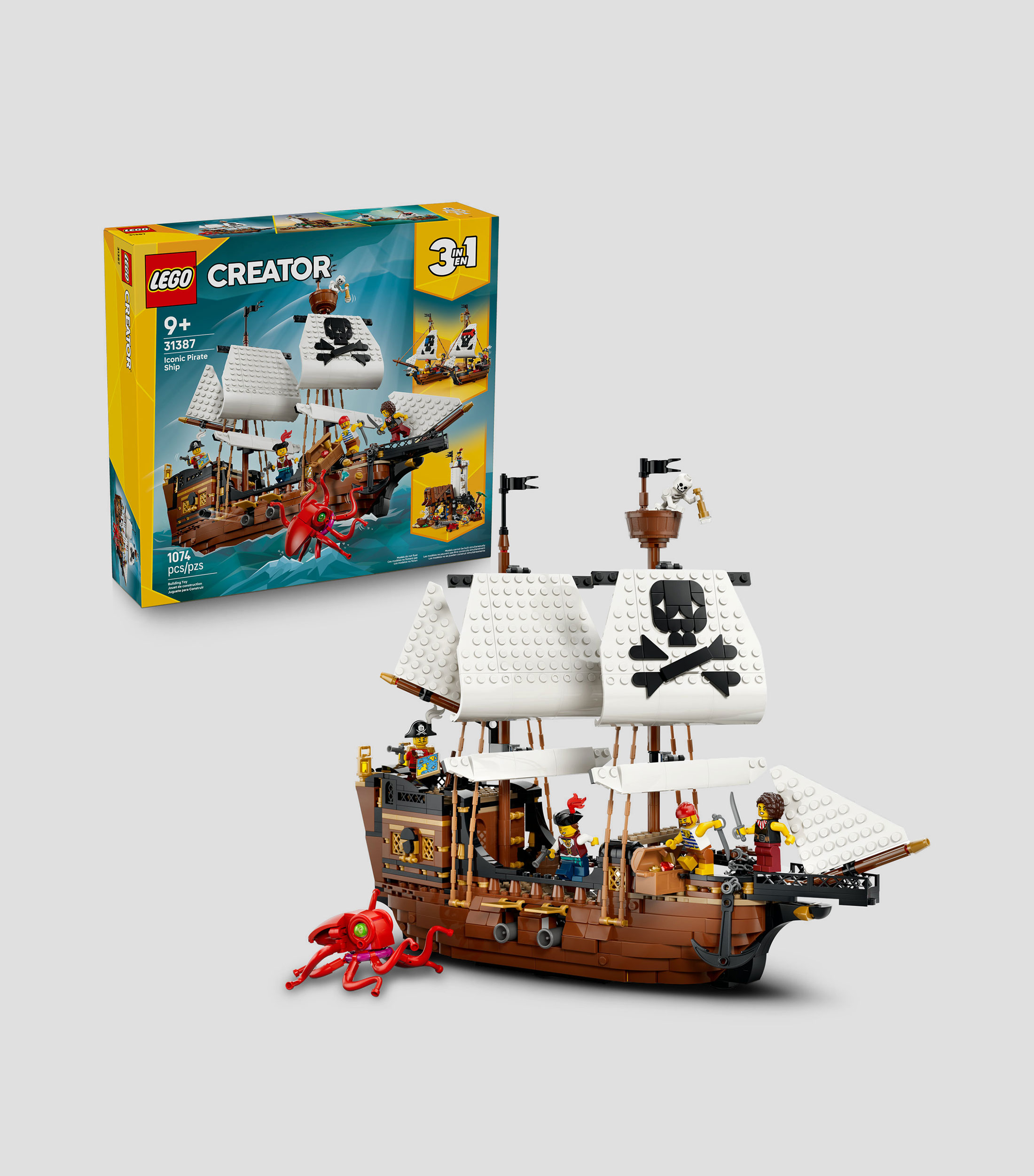 Lego Creator Barco Pirata Clásico 31387