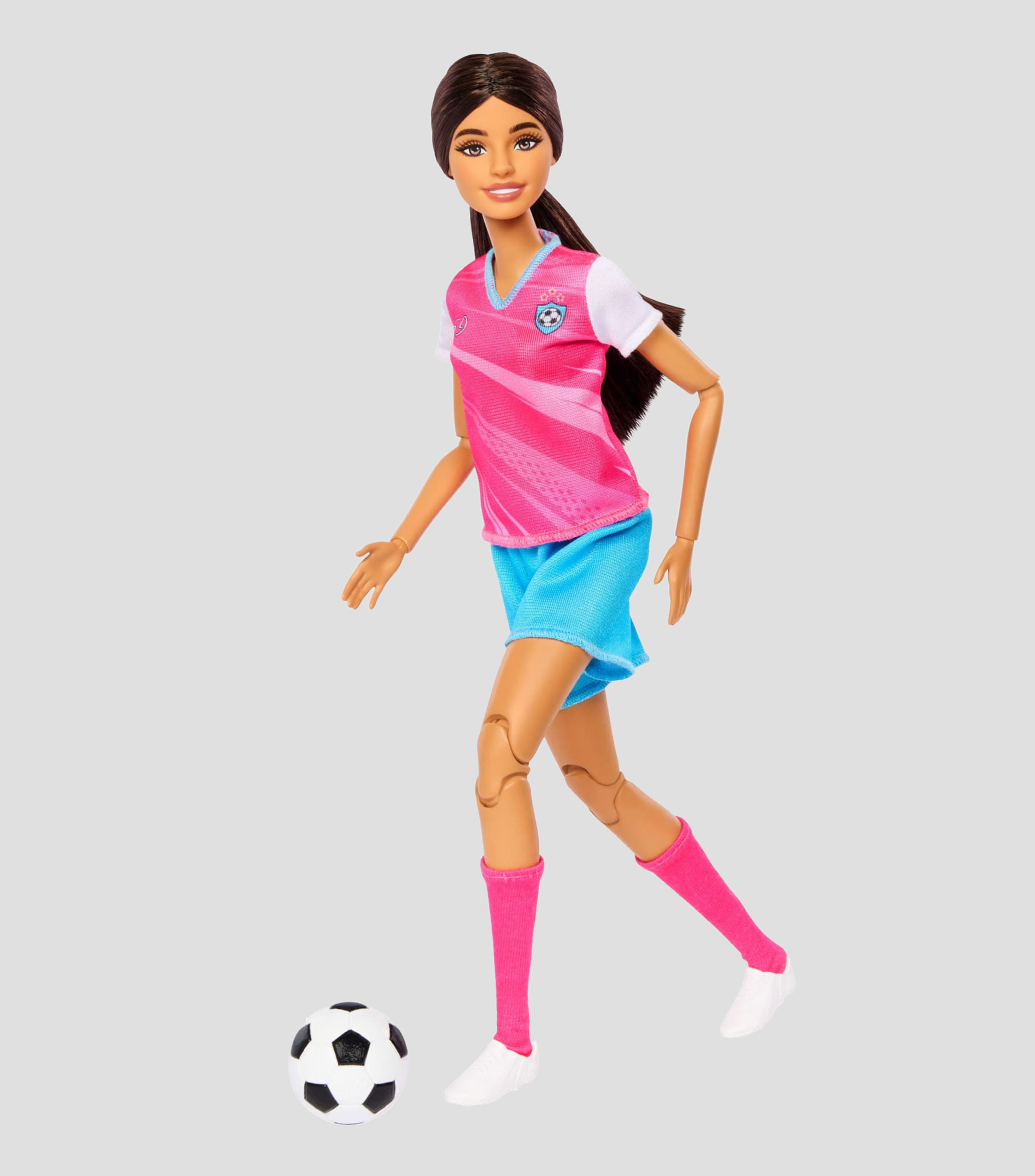 Muñeca Sorpresa Barbie Profesiones - Jugadora de Fútbol