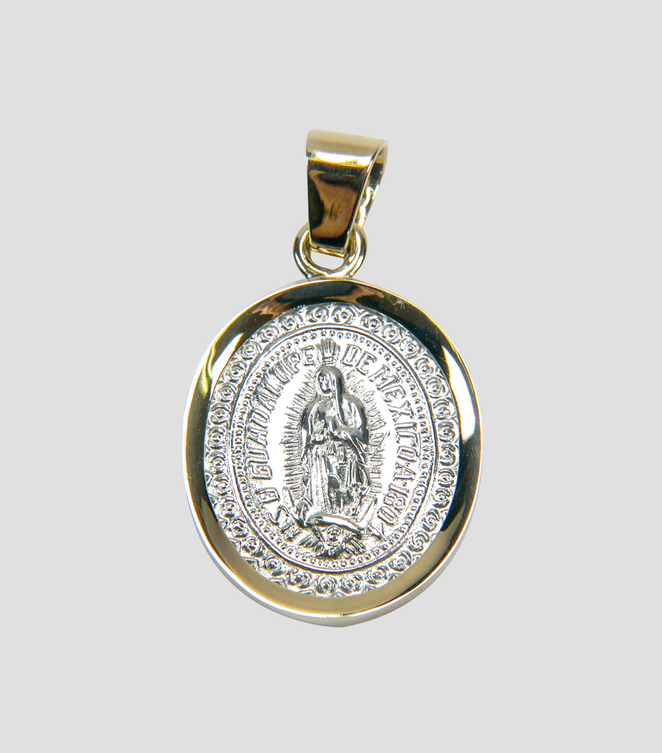 Medalla en plata Virgen de Guadalupe Unisex