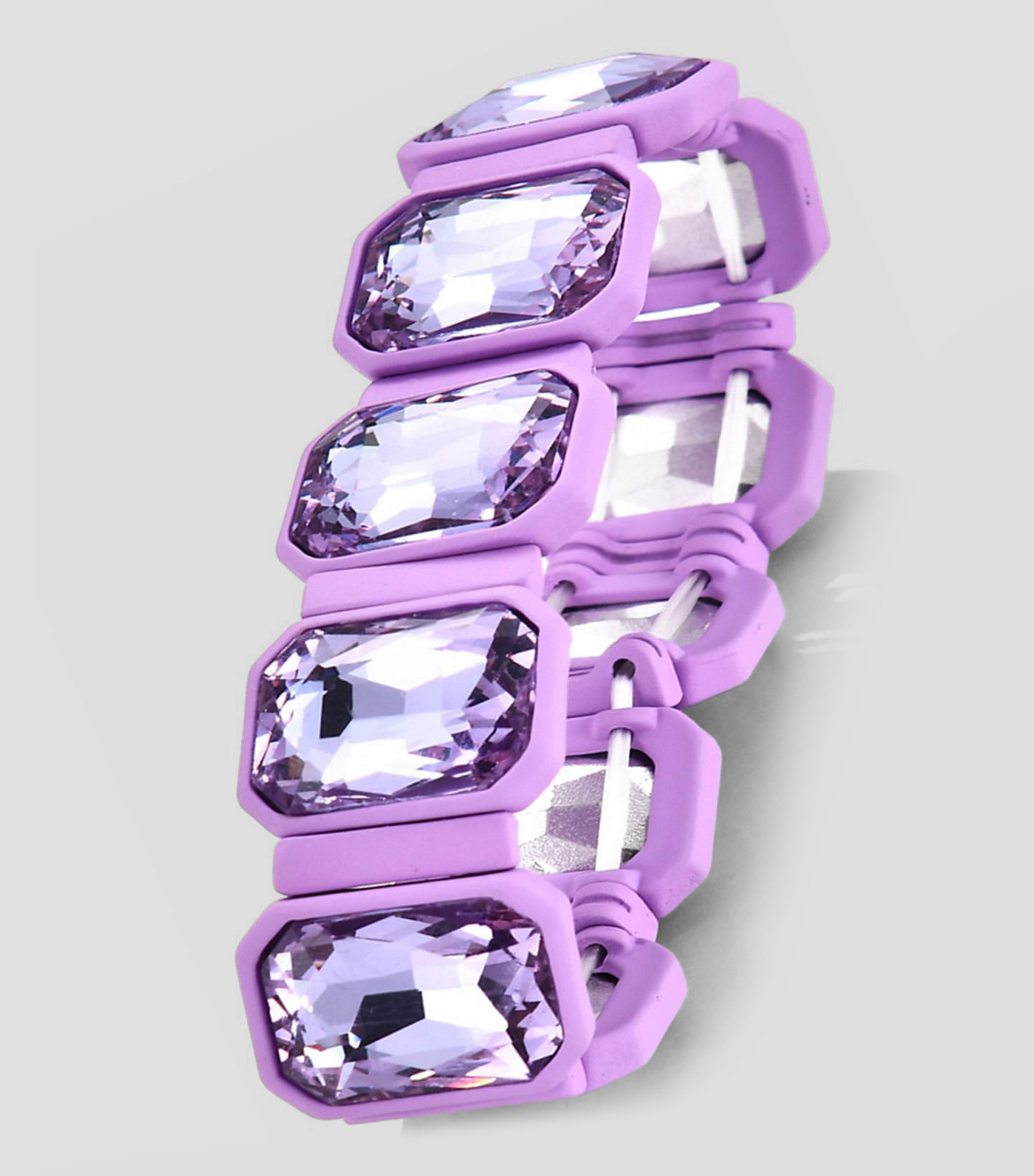 Pulsera elástica con cristal Mujer