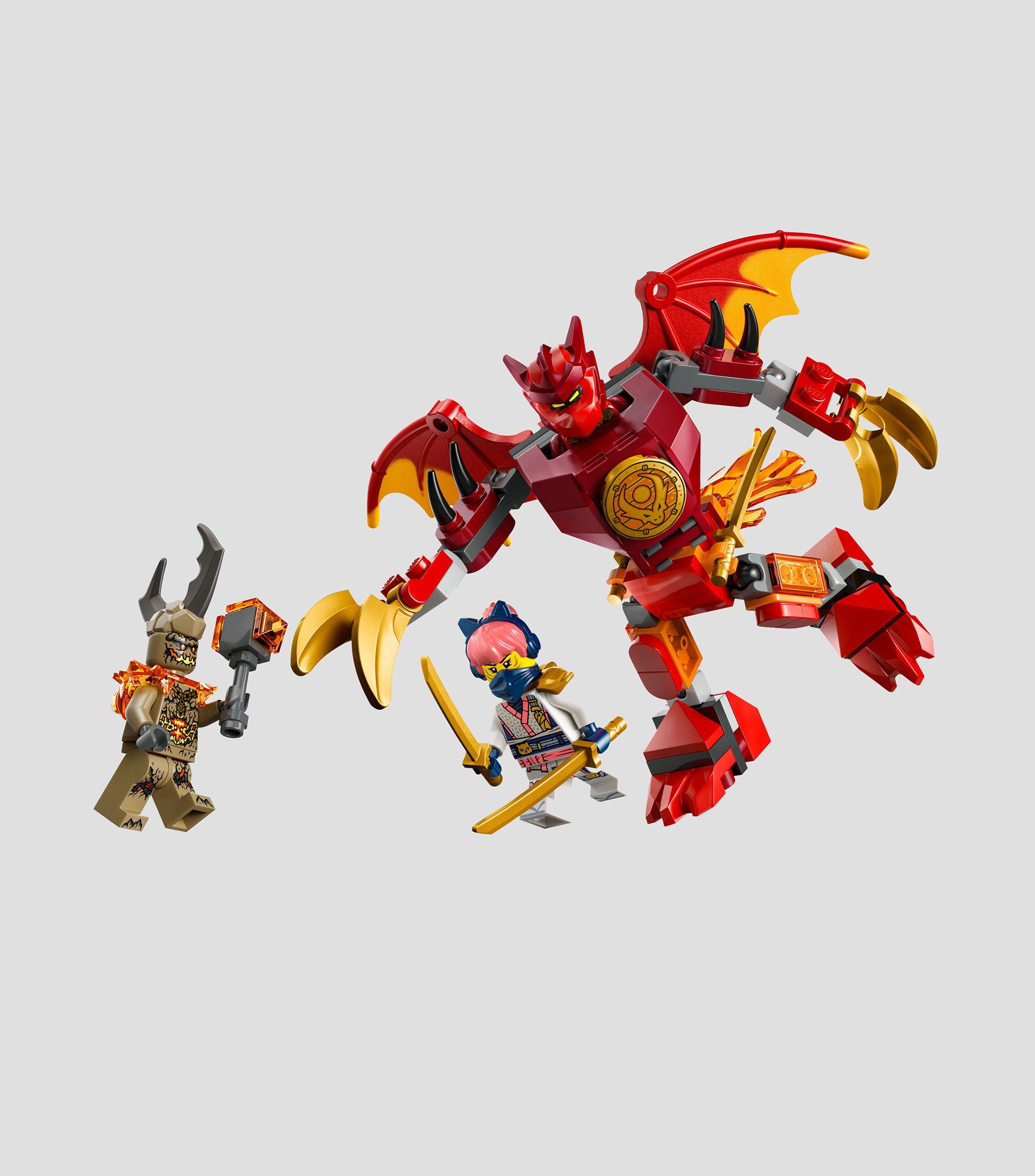Lego NINJAGO, Pack de Combate: Mech Dragón de Kai