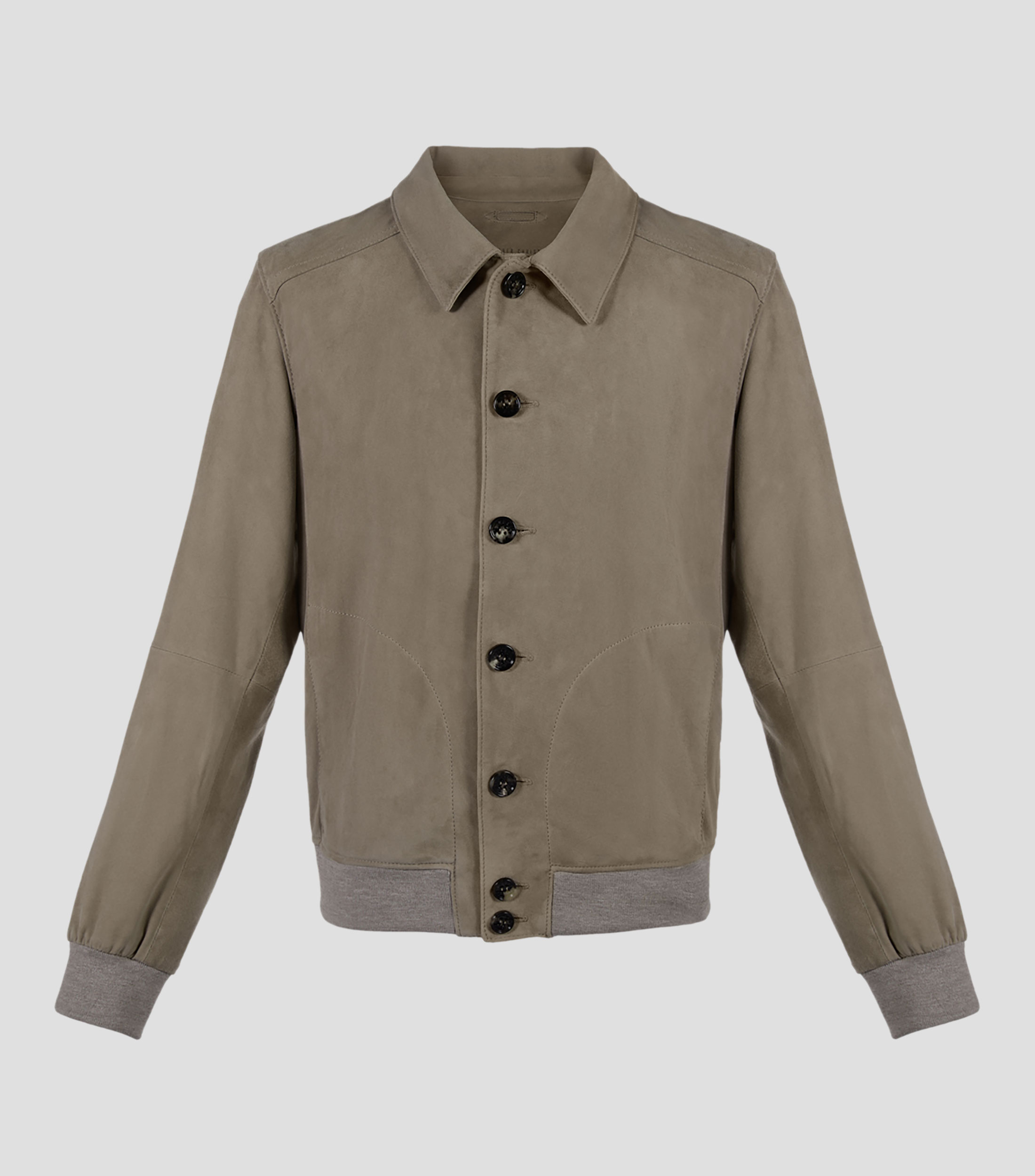 Chamarra Bomber de Gamuza Hombre
