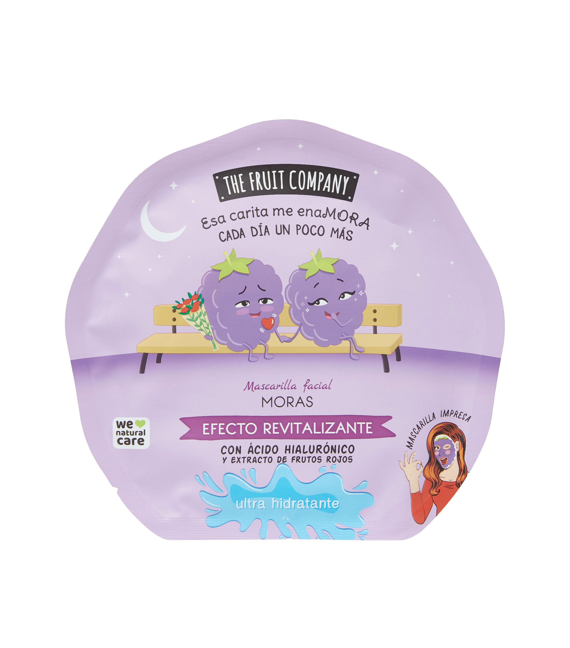 Mascarilla Facial Moras, Ultra Hidratante Niños