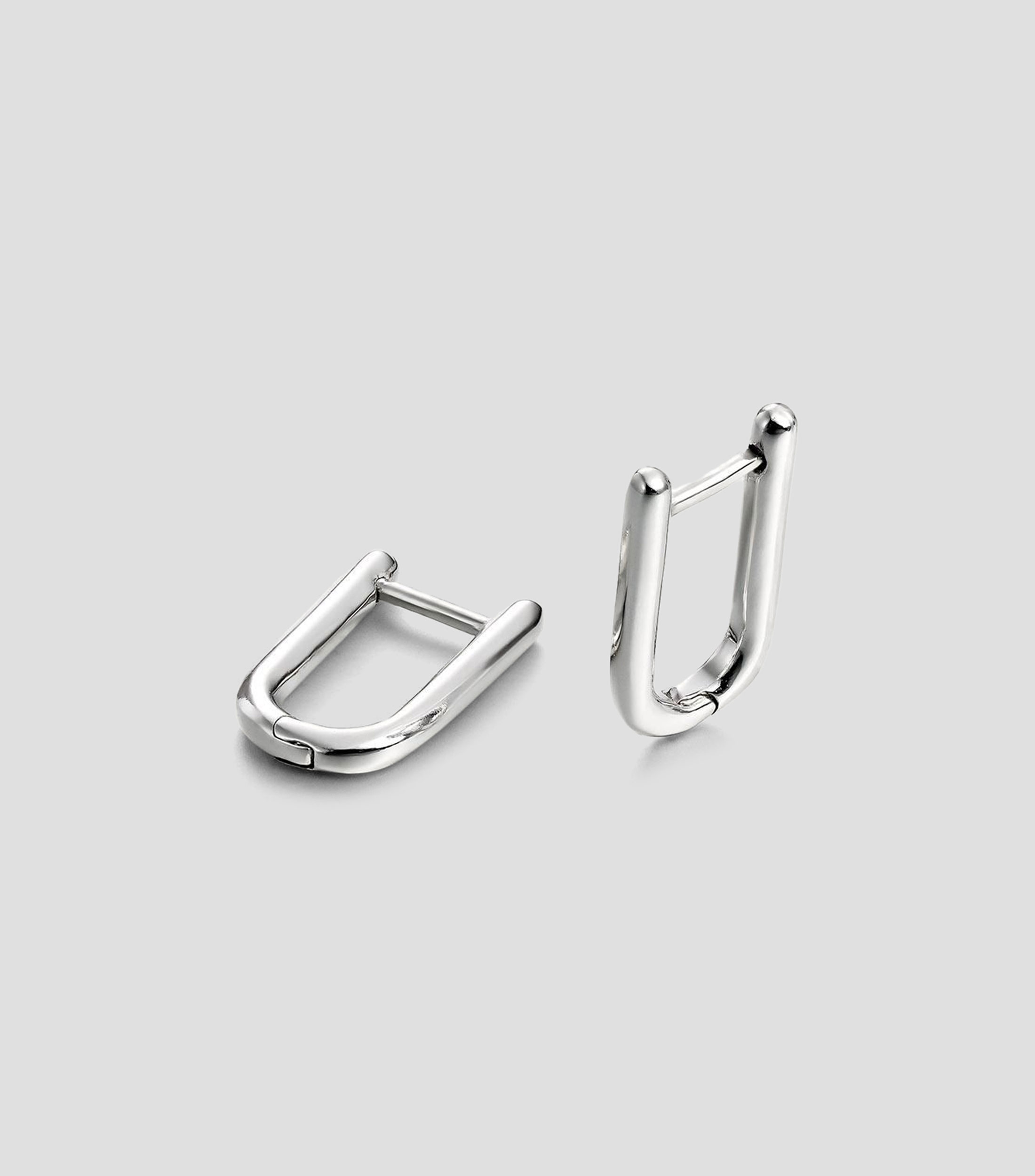 Pendientes ovalados en plata .925 Connector Criolla Mujer