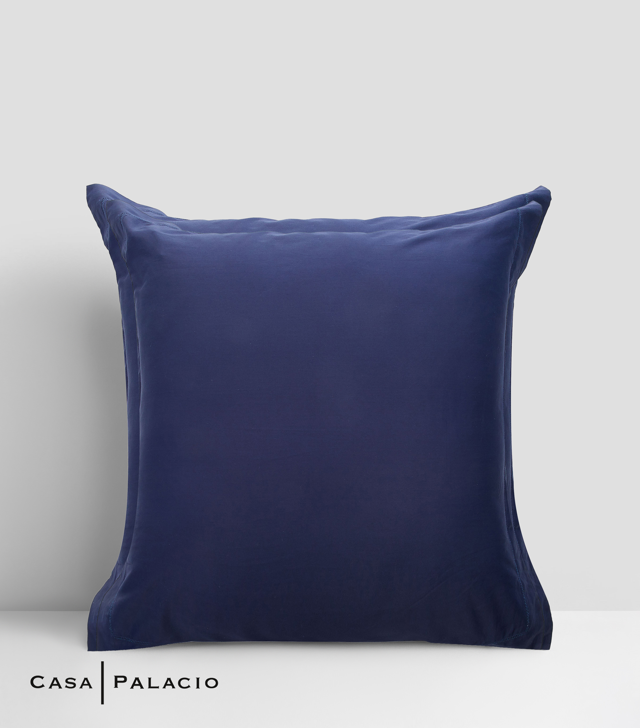 Funda para Cojín Euro en algodón Azul marino