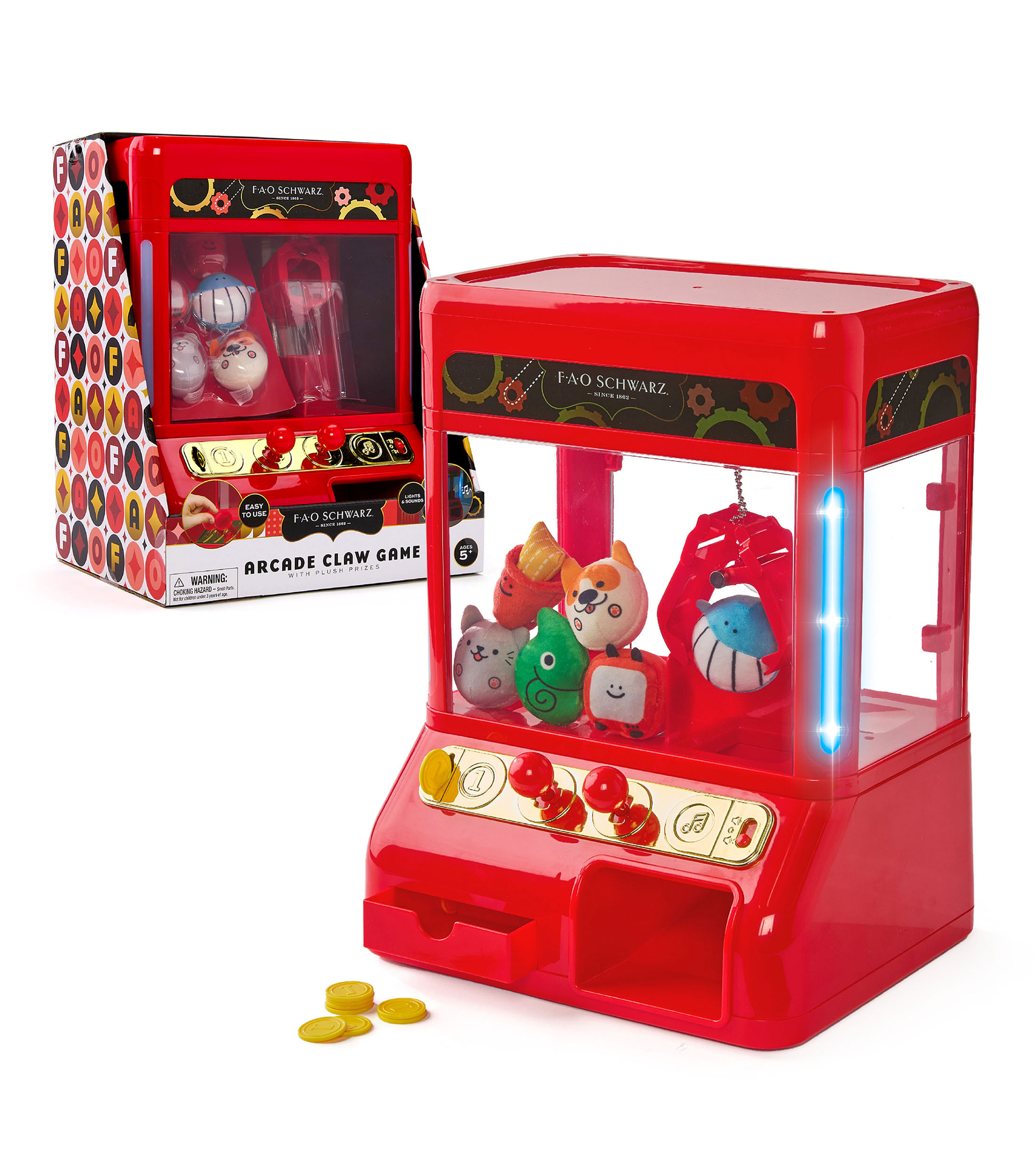 ARCADE CLAW GAME PLUSH PRIZES
