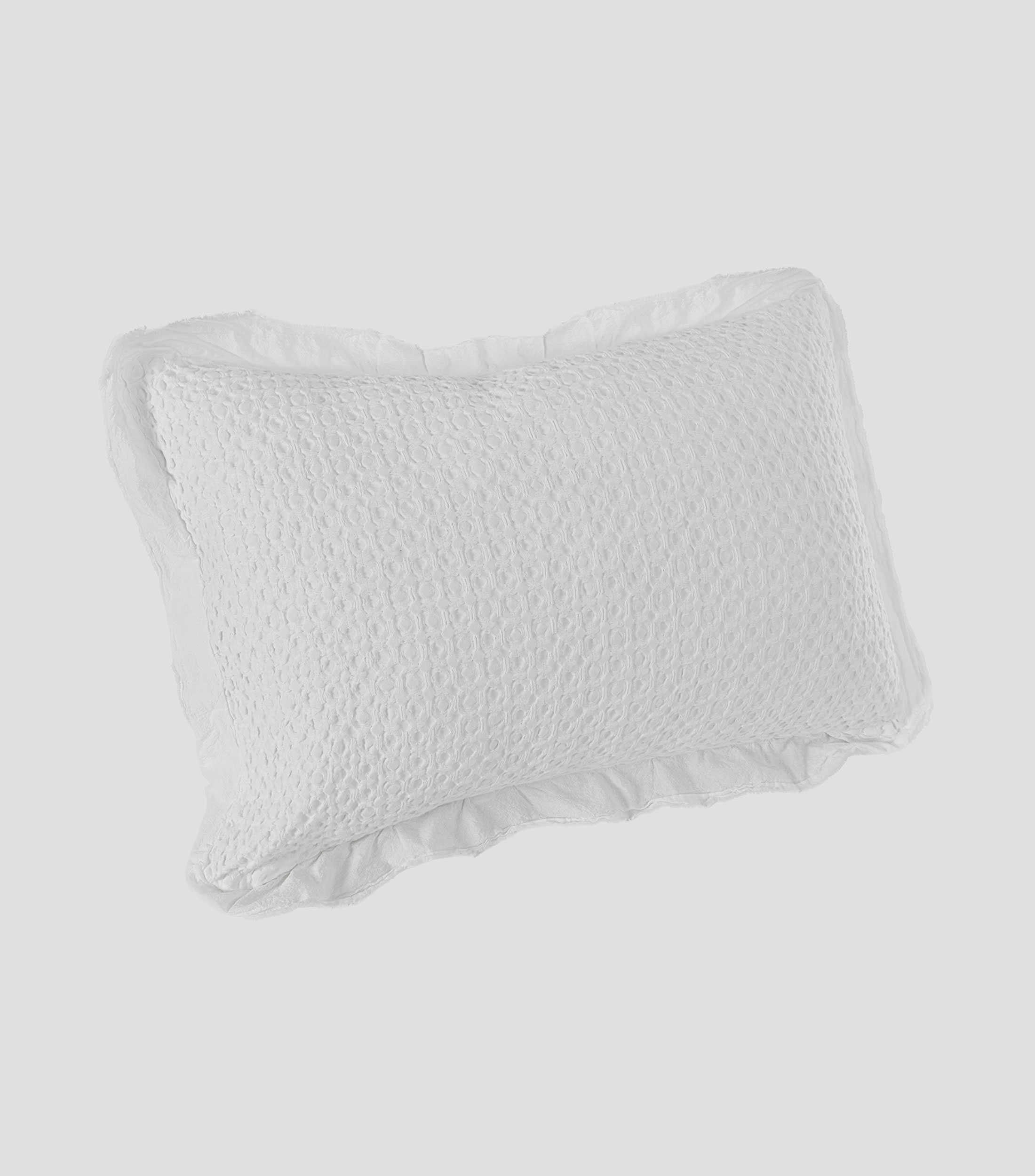 Funda para almohada king size en algodón Holán