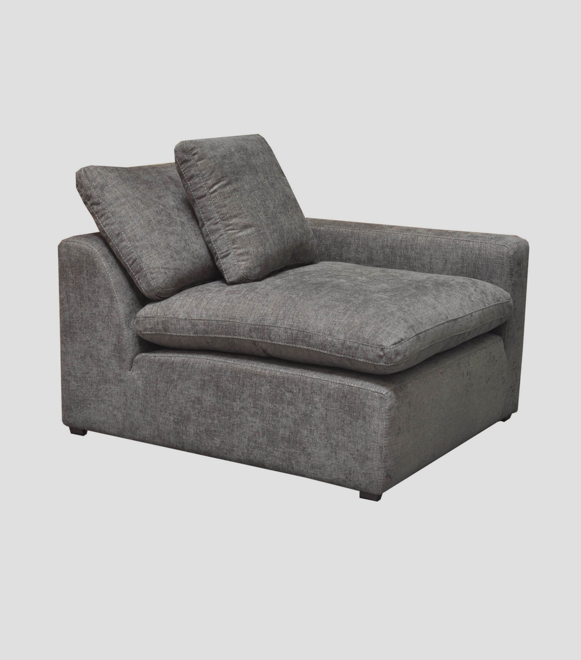 Sillon Derecho Serena Gris Obscuro
