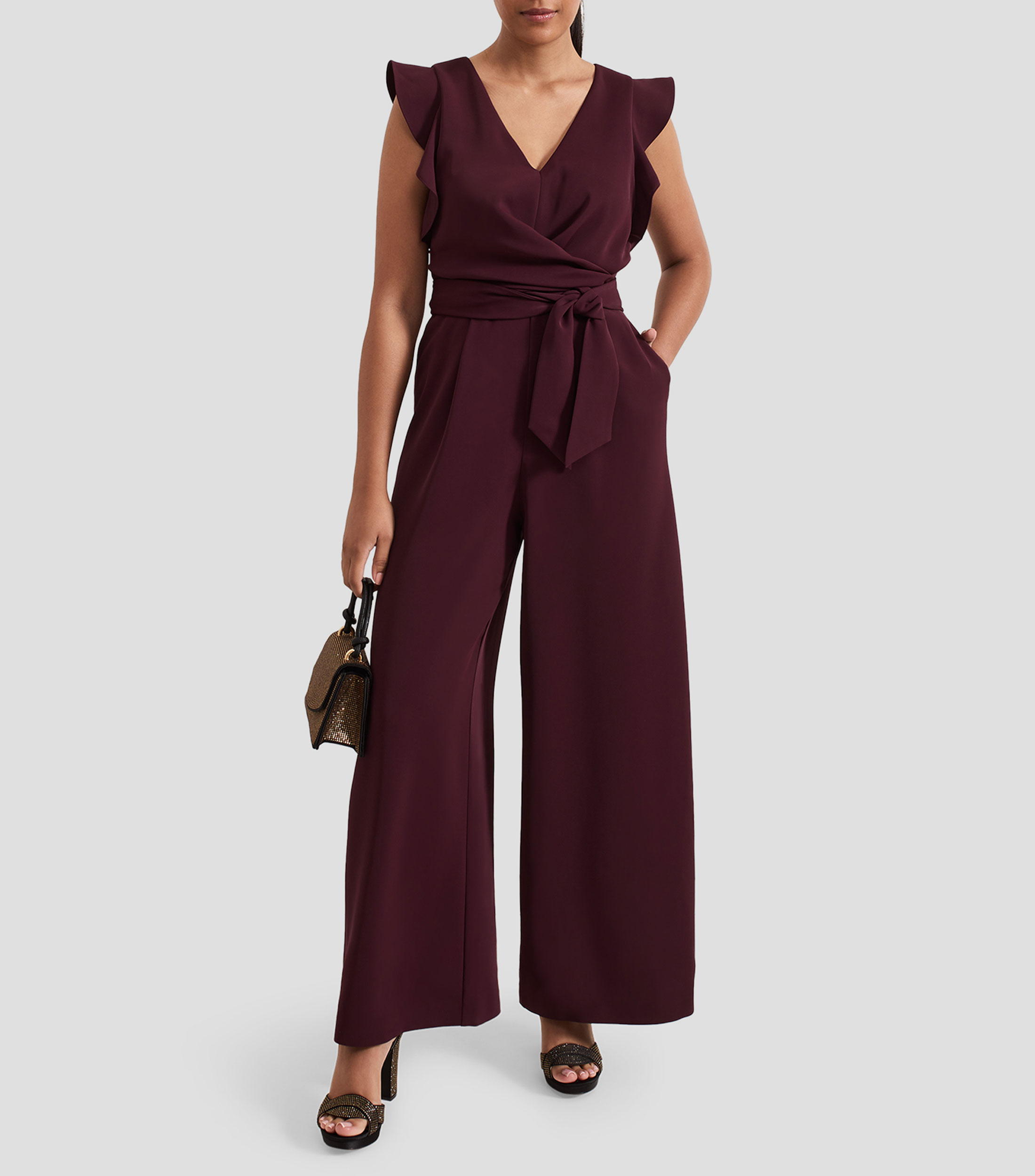 Jumpsuit de corte recto Mujer