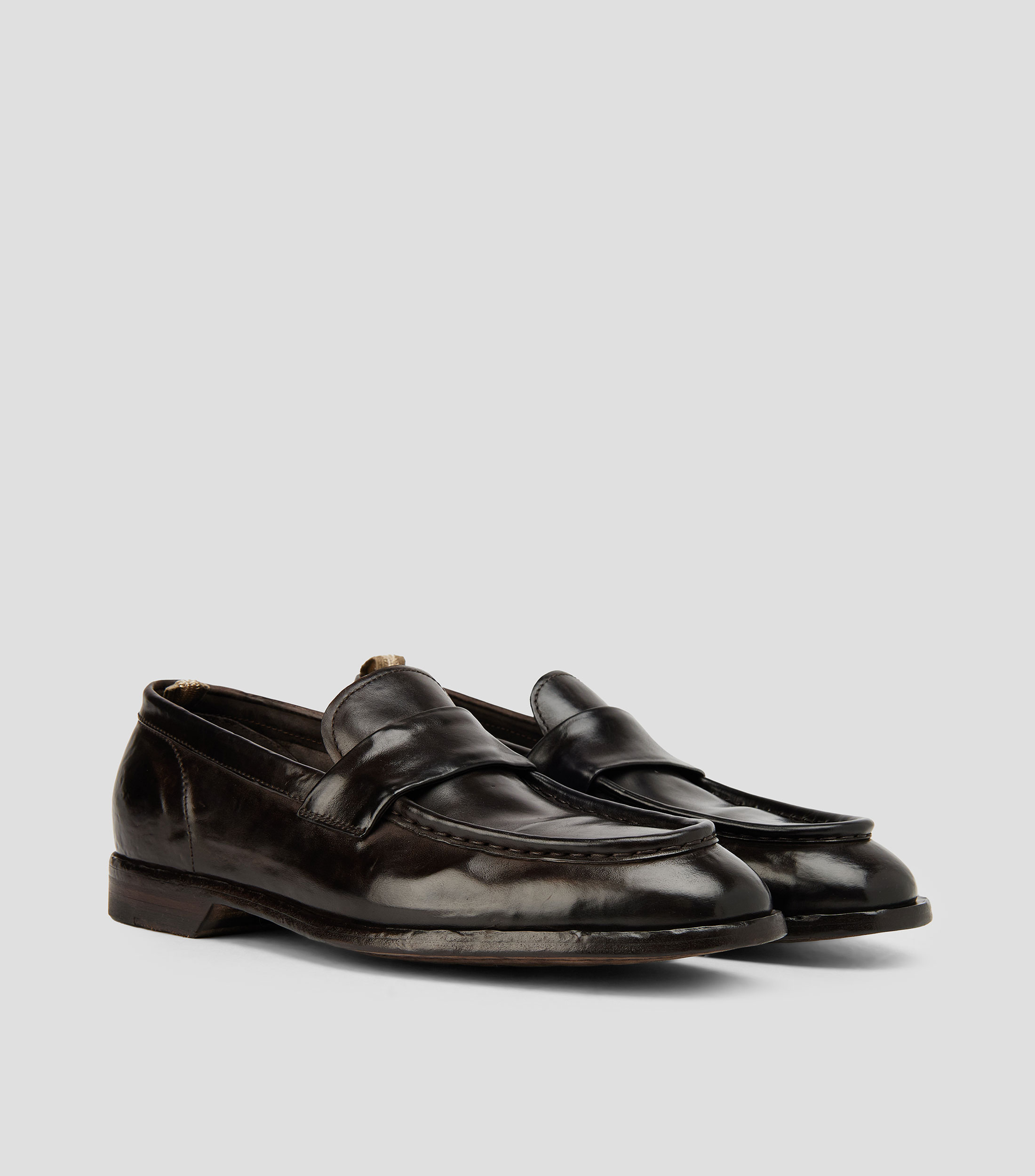 Mocasines Sound en piel con cinta Hombre