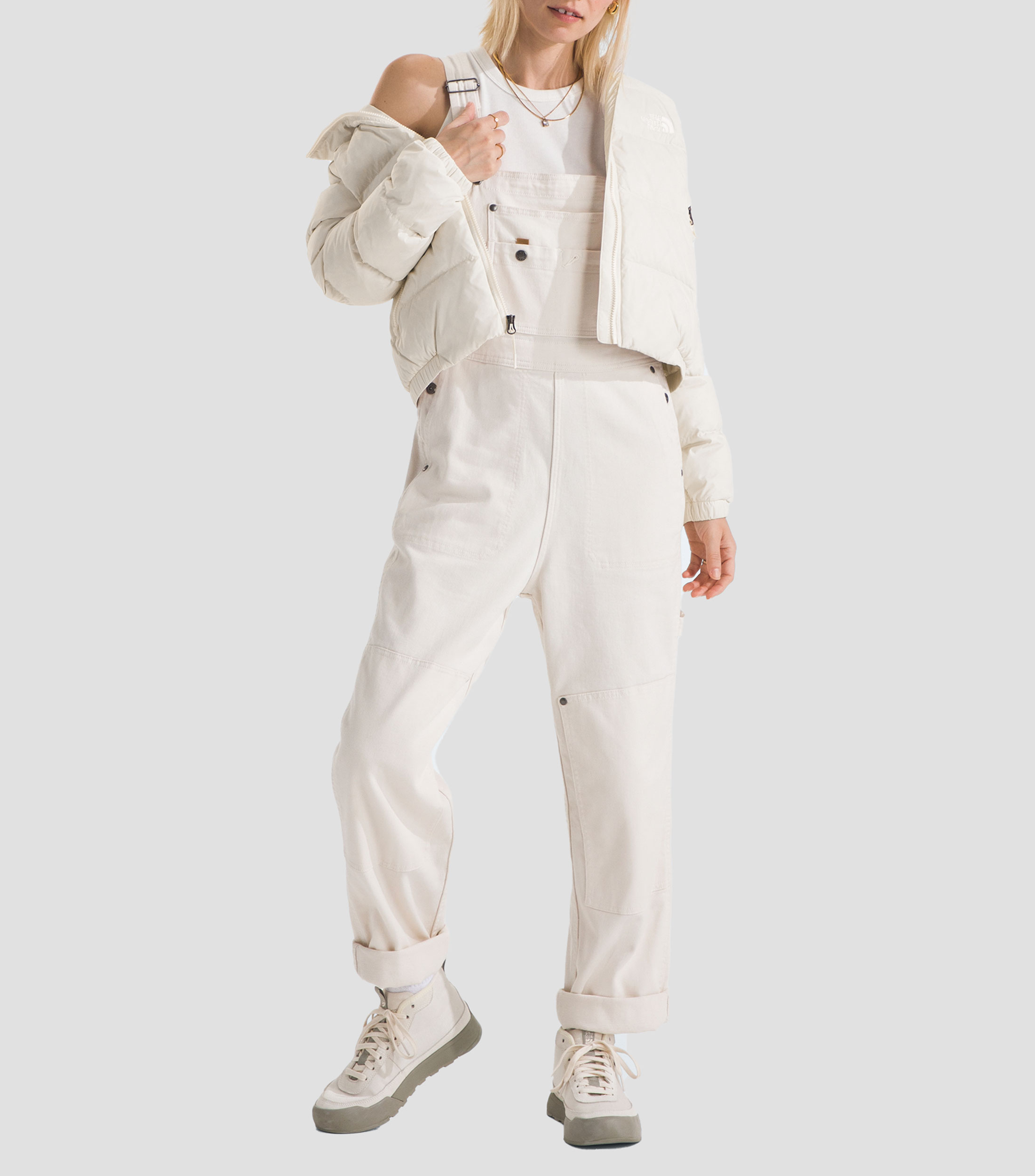 Chamarra Puffer con Capucha HydrenaliteTM Down Mujer