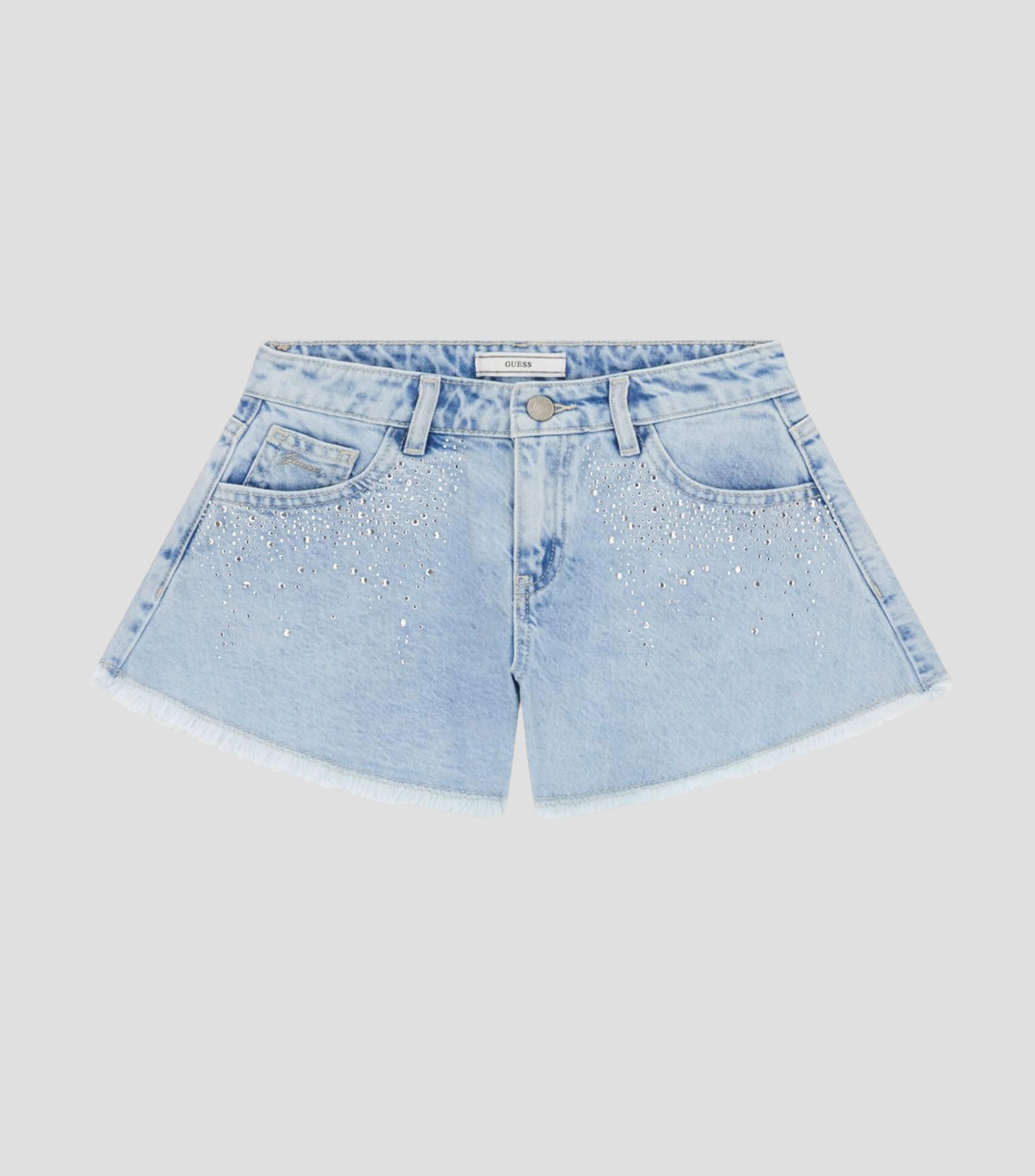 Shorts con diseño fantasía de brillantes Niña