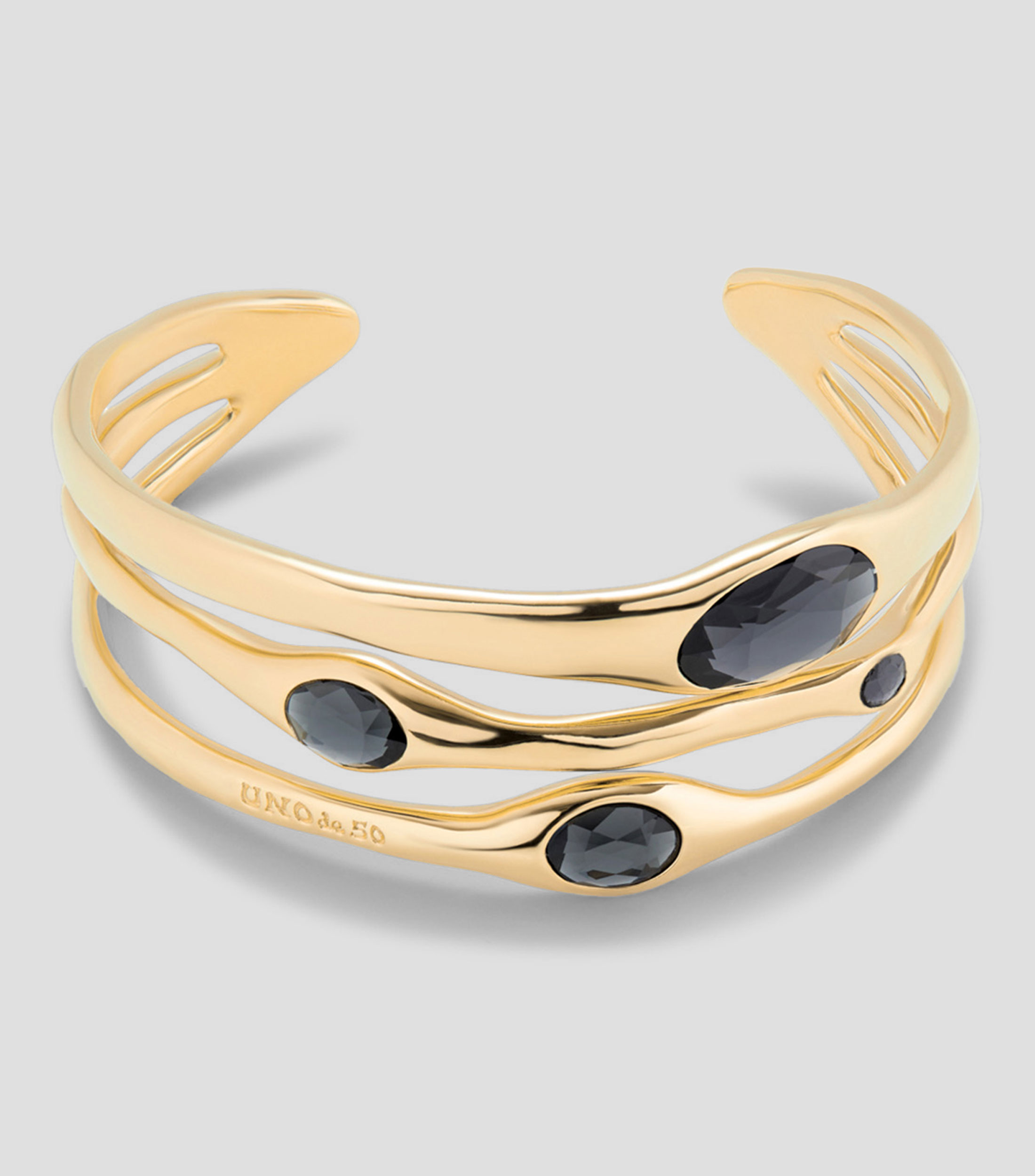 Pulsera abierta con cristales Vital Mujer
