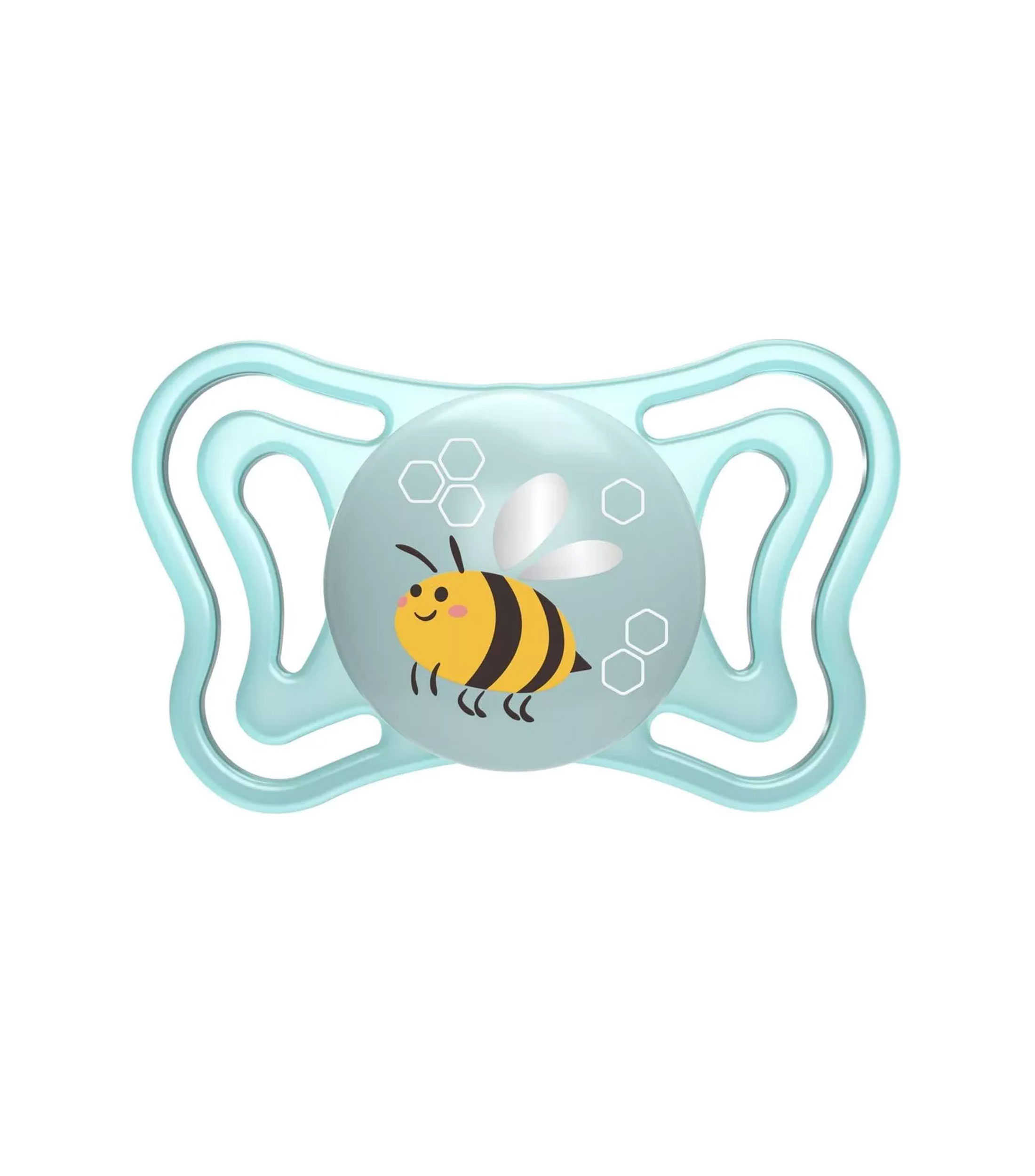 Set de 2 chupones Physioforma Light Azul y blanco 2-6 meses