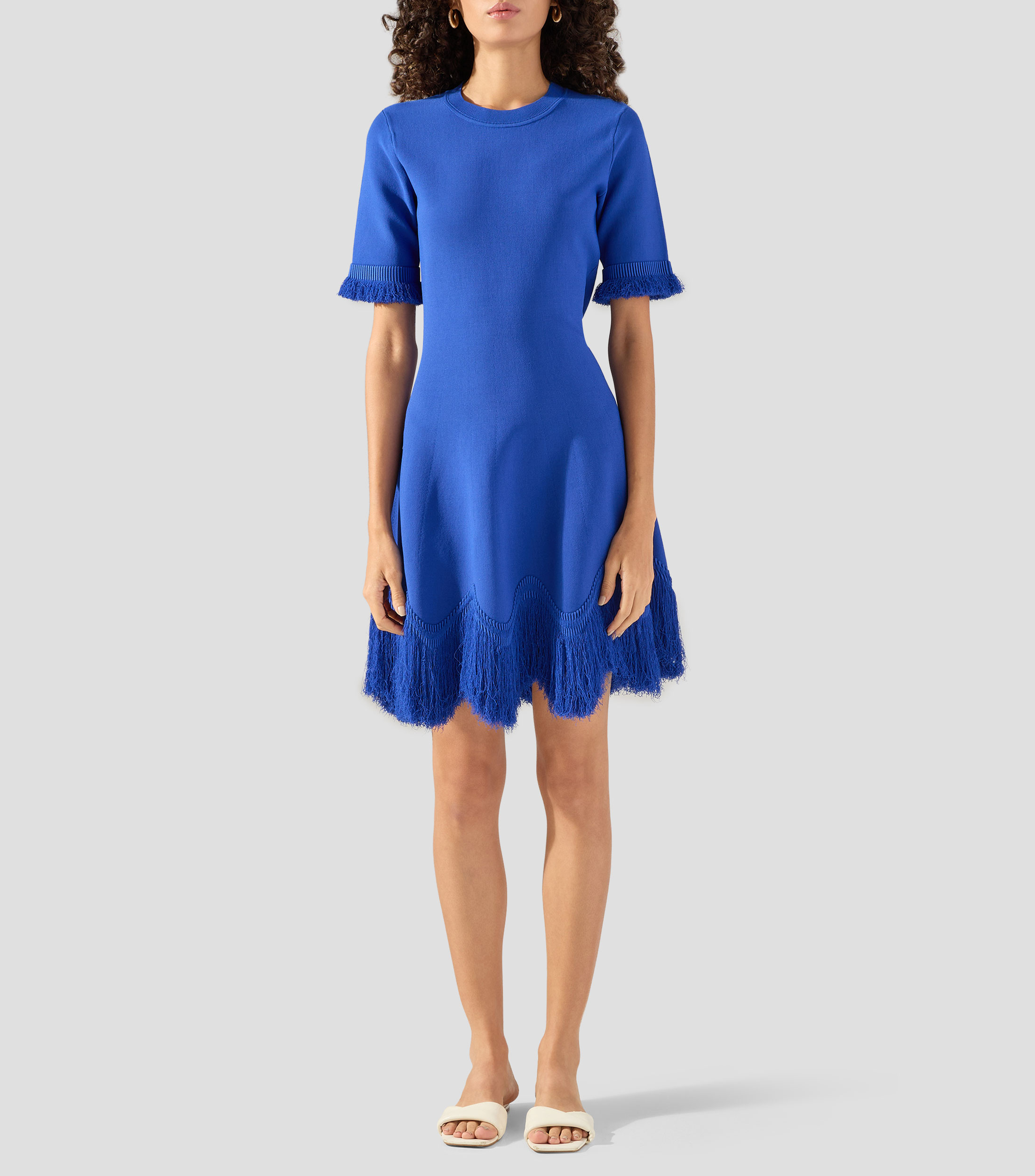 Vestido mini liso Vittoria Mujer