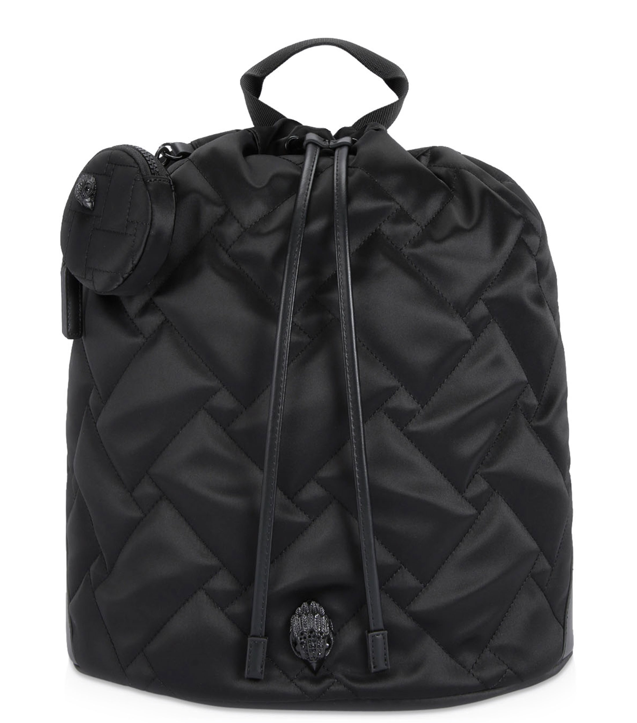 Geiger Reno Reversible Bucket Kurt Geiger: Bolso bucket negro capitonado Nylon Mujer | El Palacio de ...