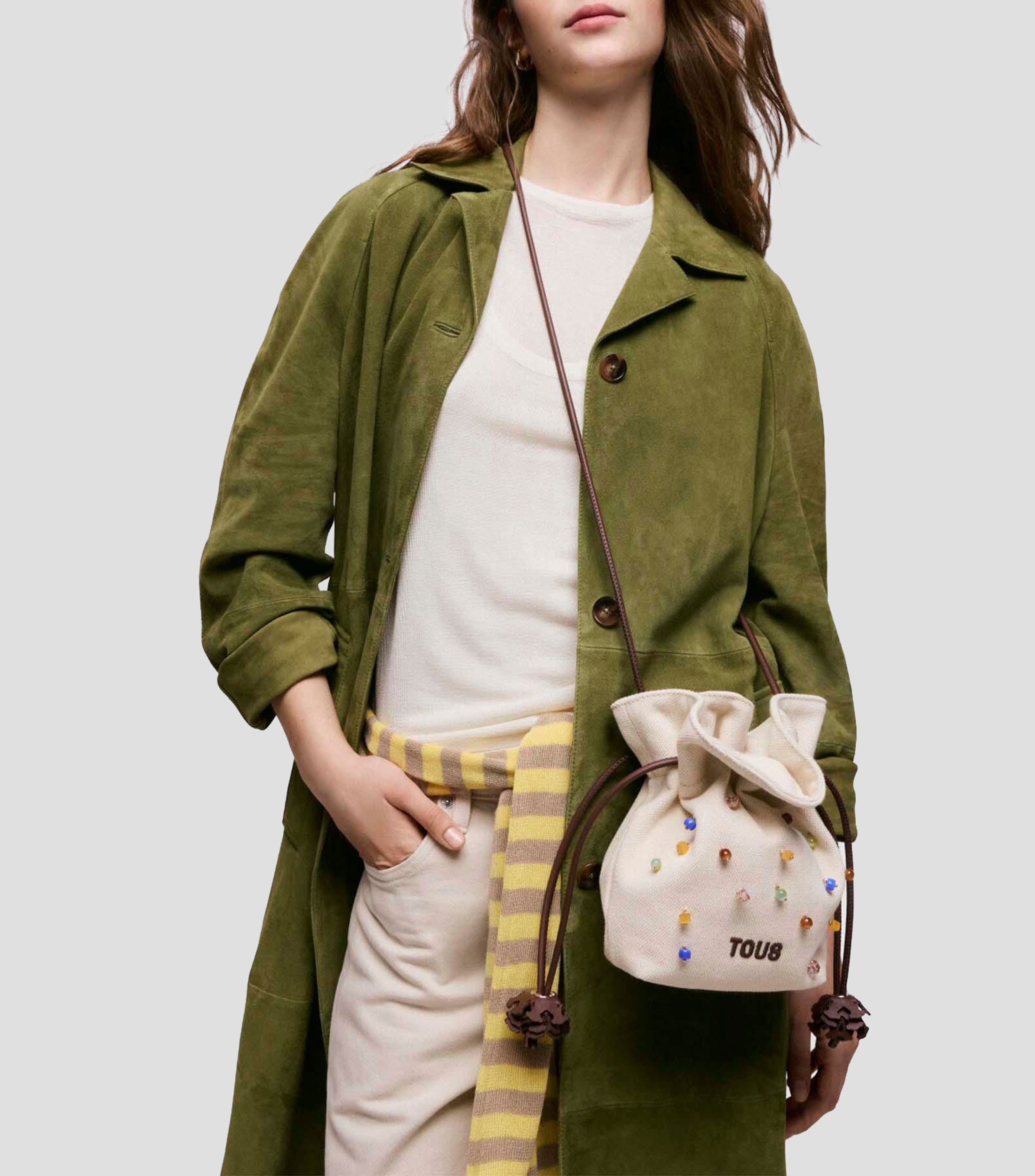 Bolsa bombonera bucket Heritage Sólido Mujer