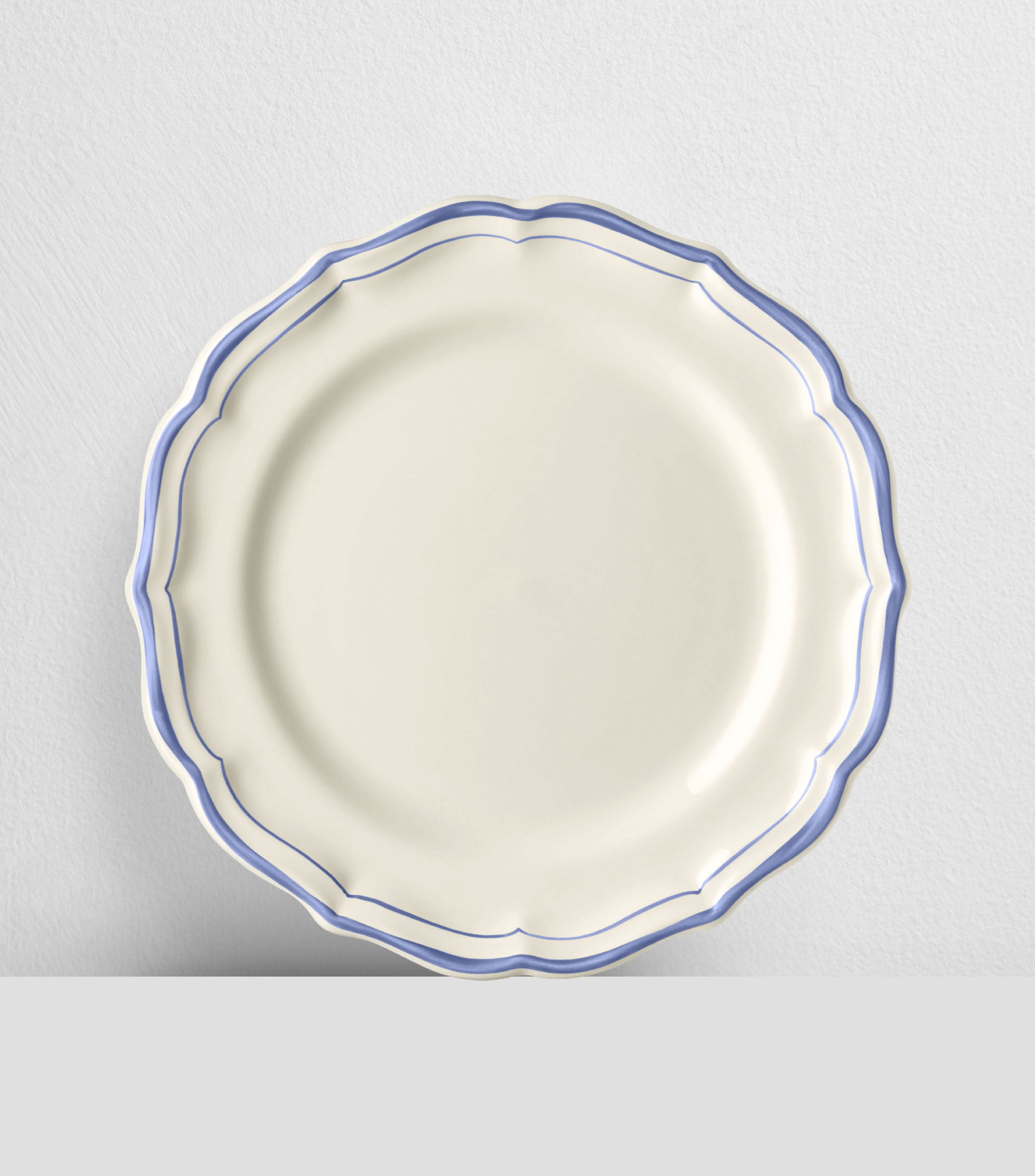 Set 4 platos para postre Filet Bleu liso
