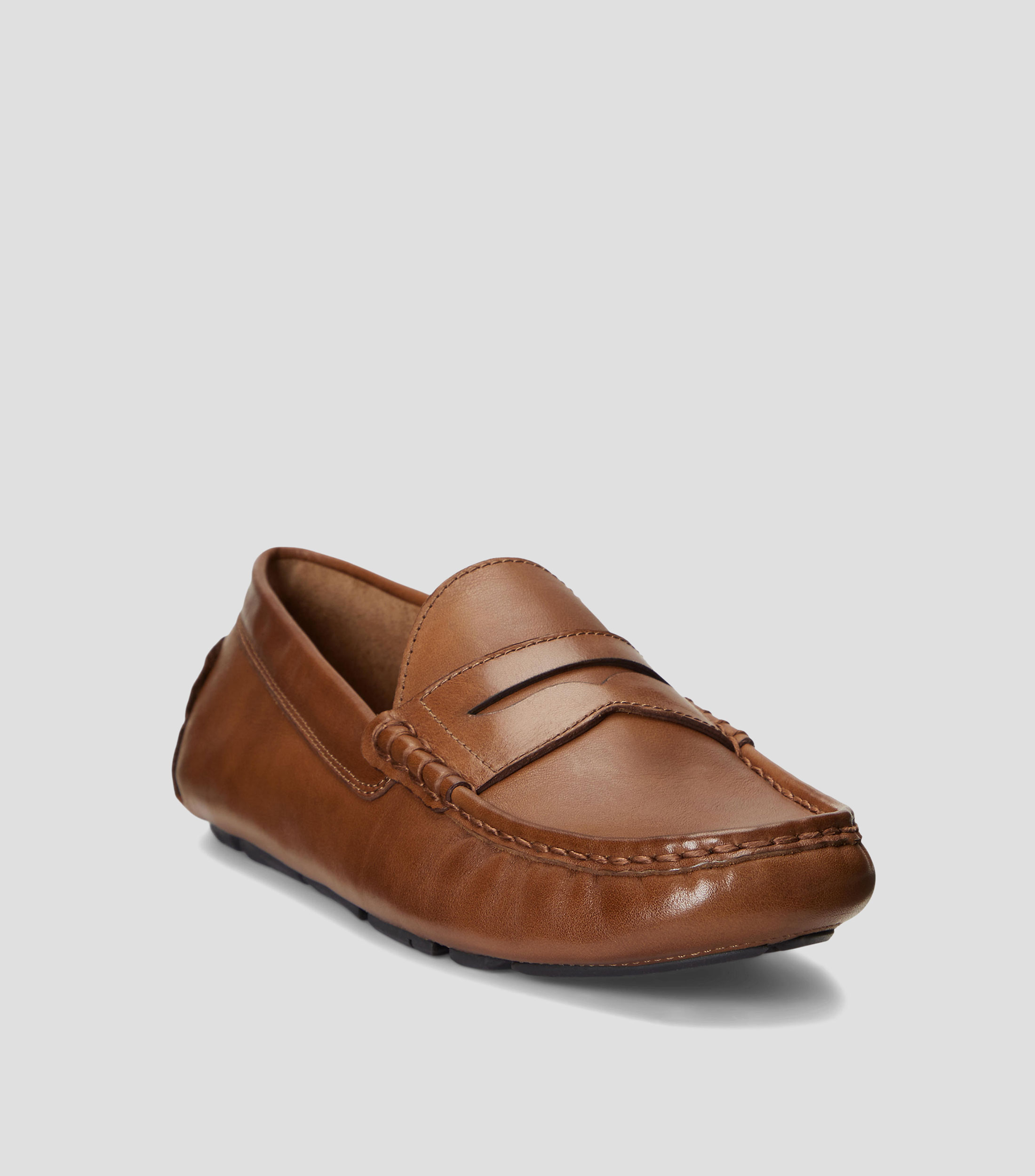 Mocasines en piel Hombre