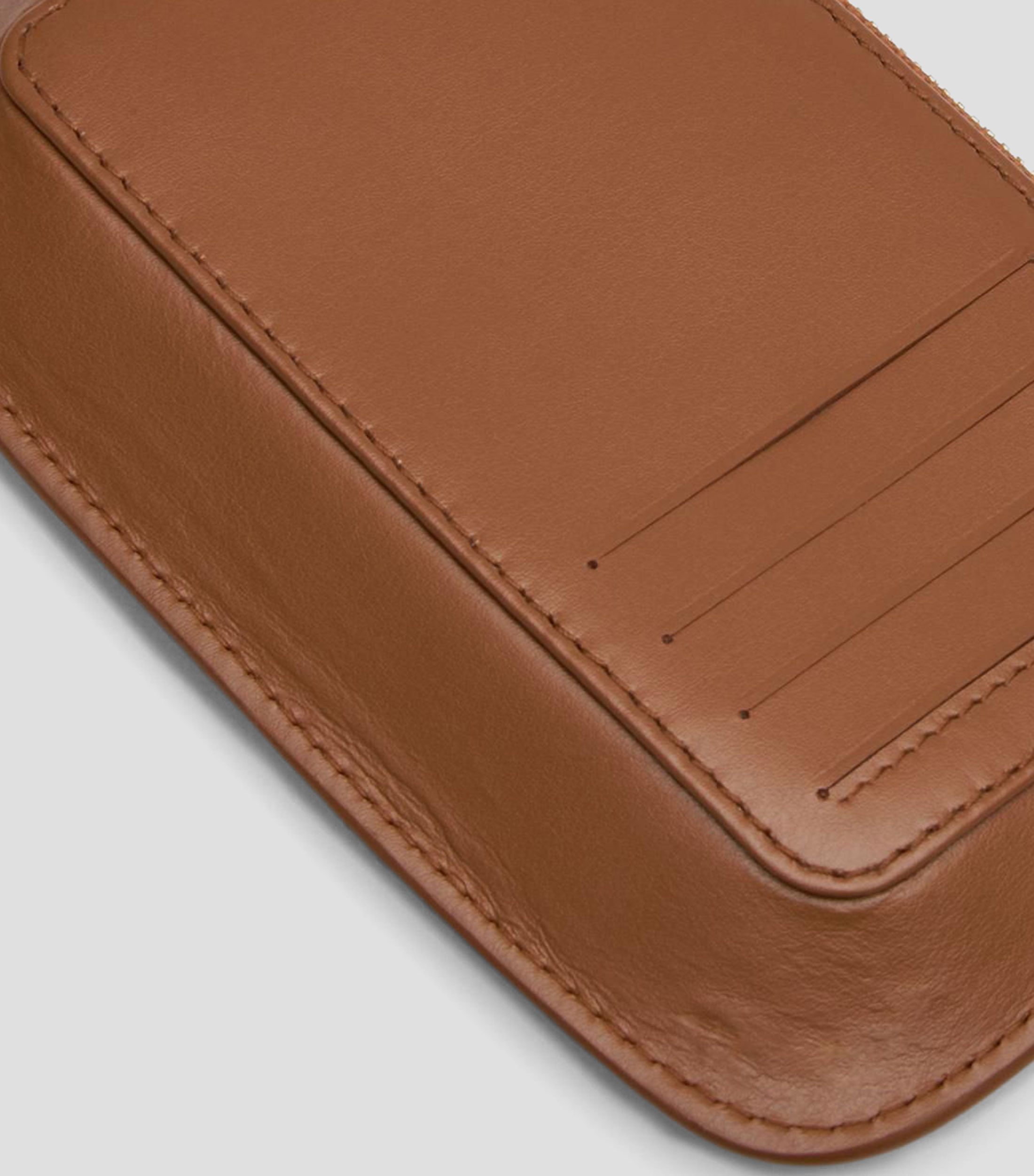 Cartera en piel lisa Mujer