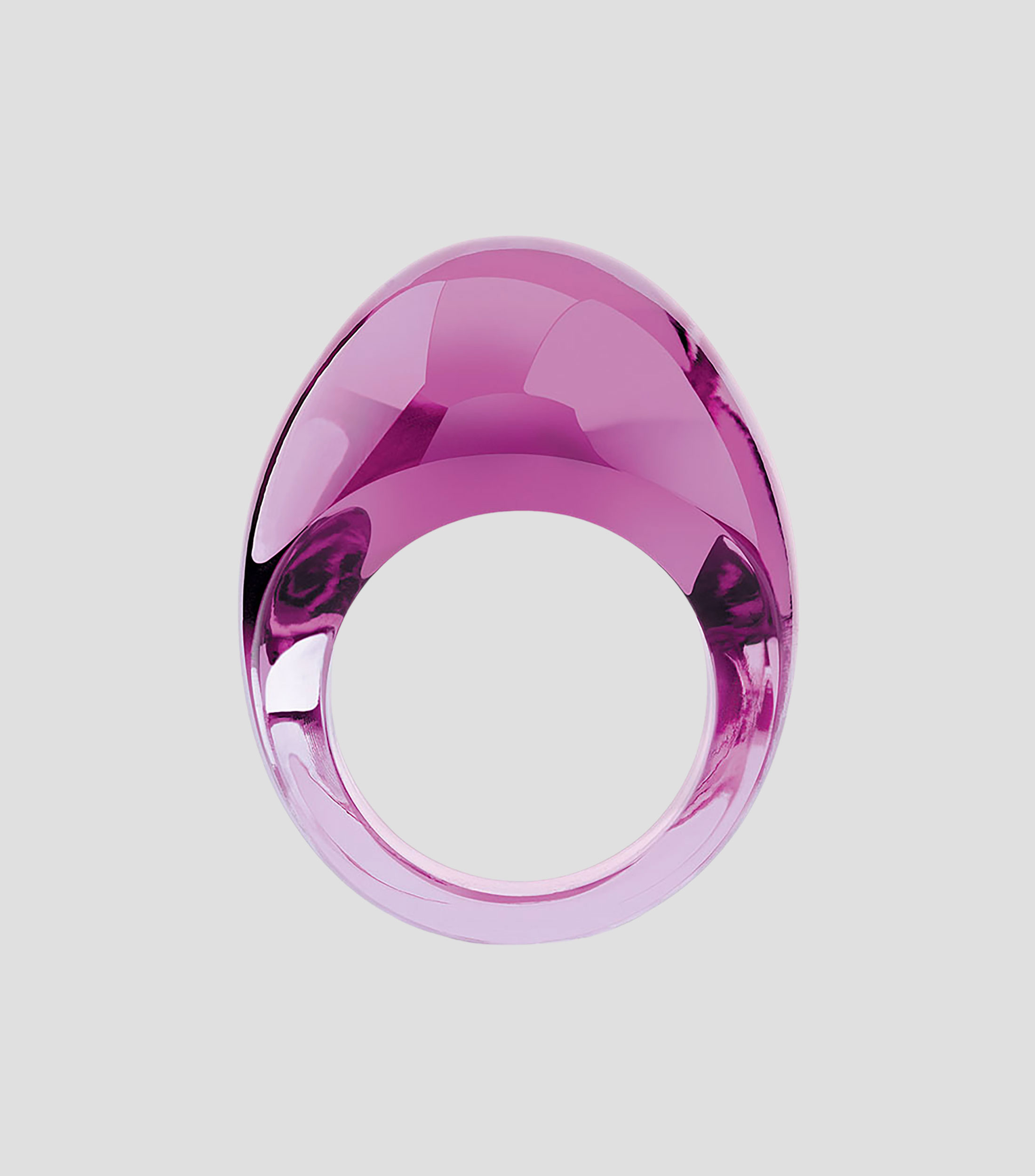 Anillo Cabuchón fucsia Mujer talla 51