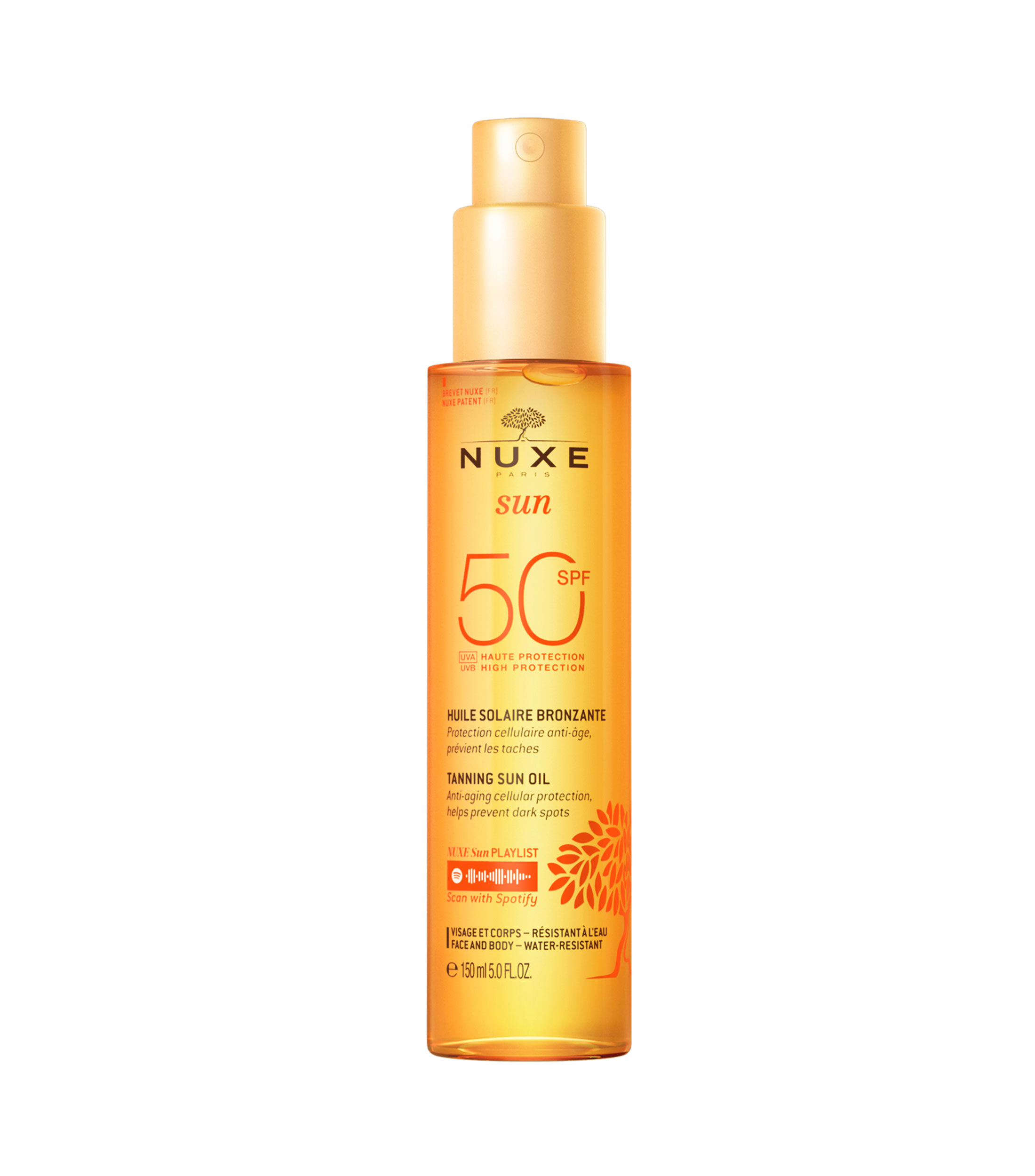 Aceite bronceador Sun SPF 50, 150 ml