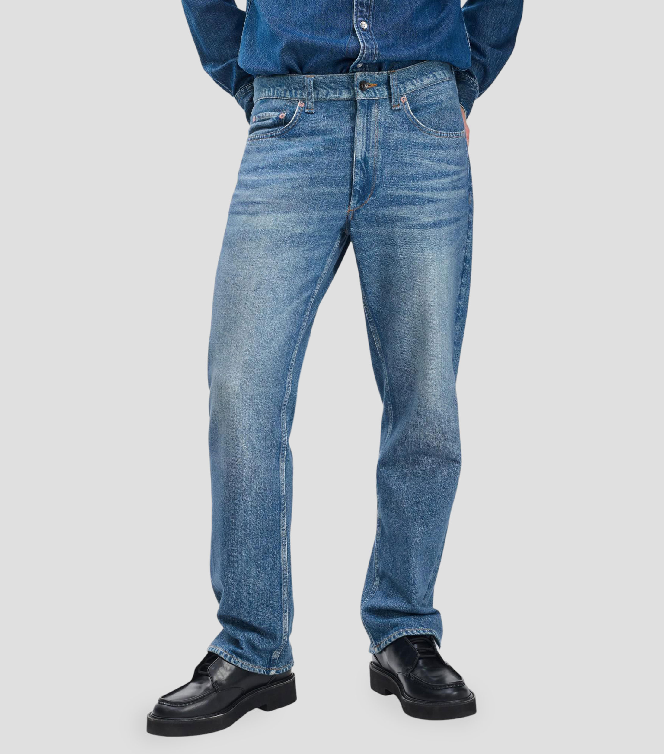 Pantalón deslavado Hombre