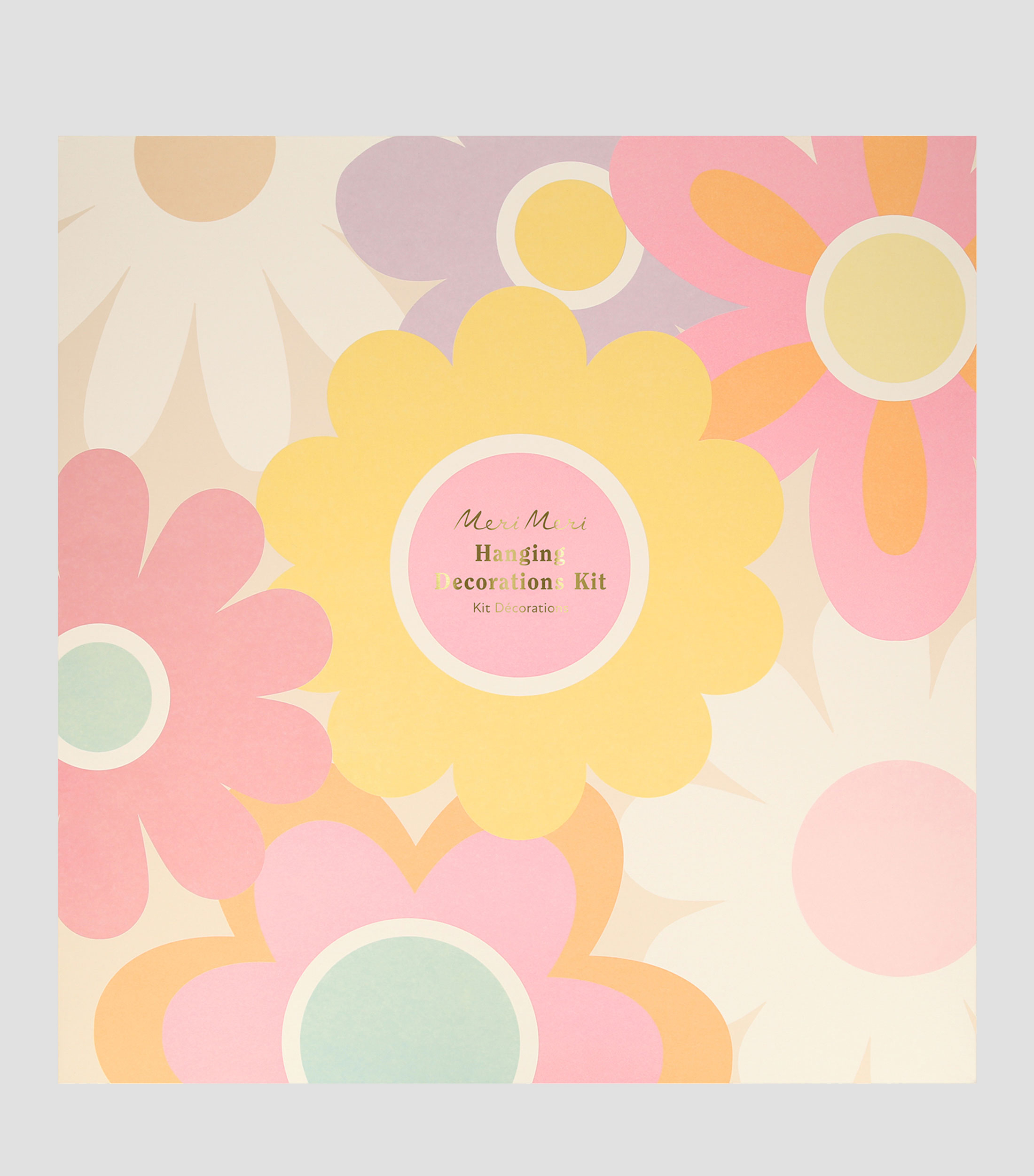 Set 7 Adornos colgantes Groovy Flower