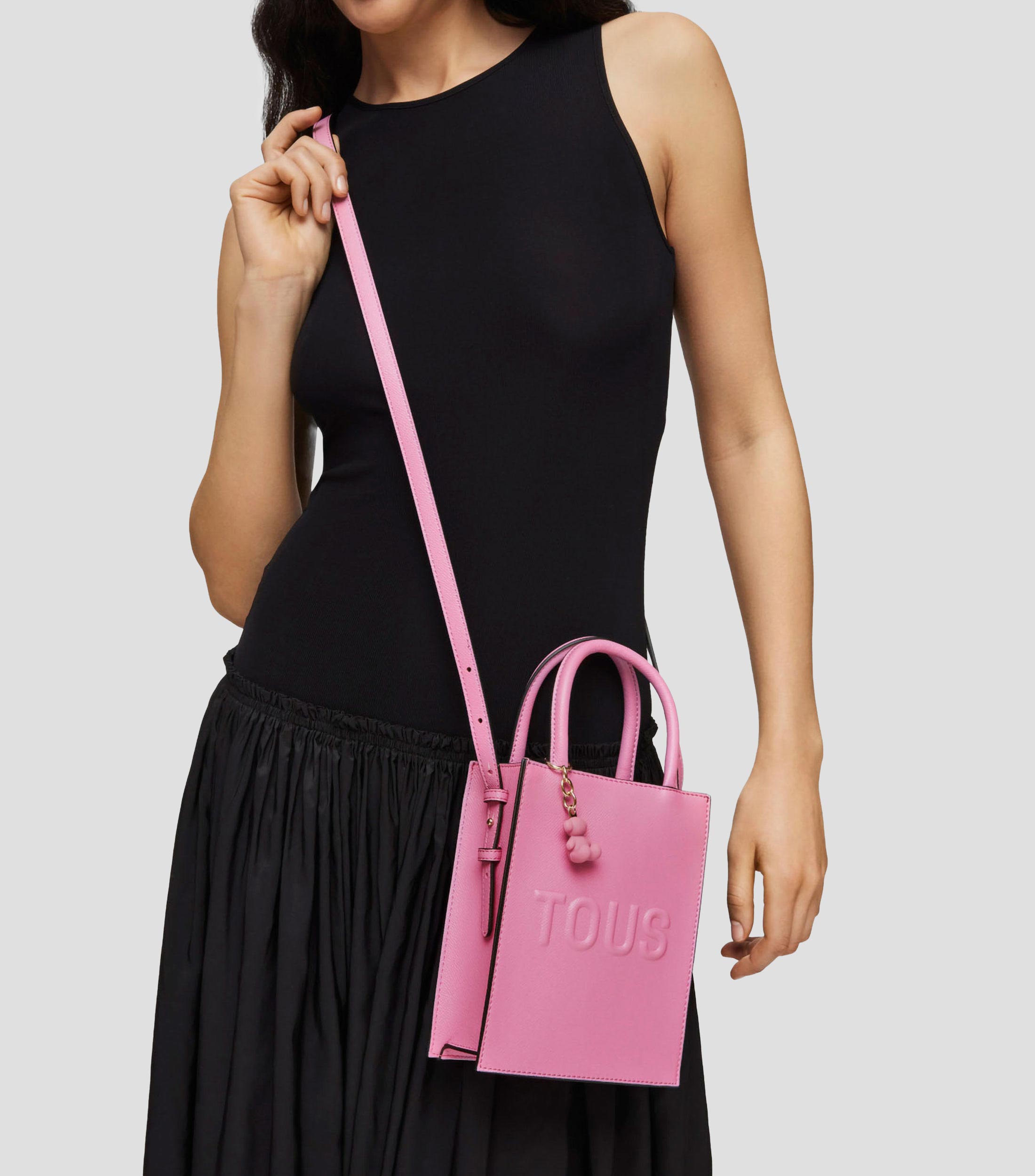 Bolso crossbody rosa Brenda con logotipo Mujer