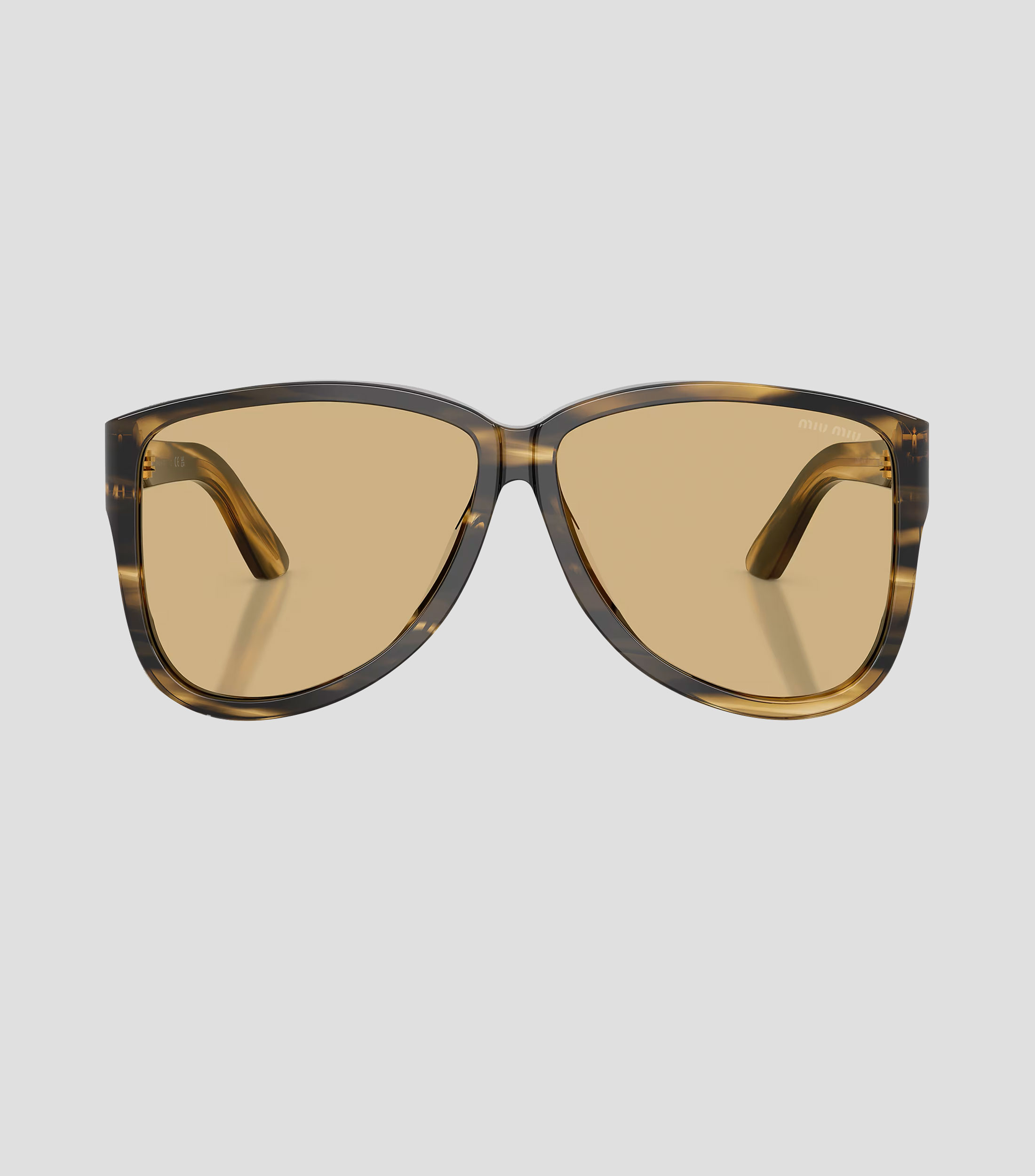 Lentes de sol aviador carey rayas Unisex
