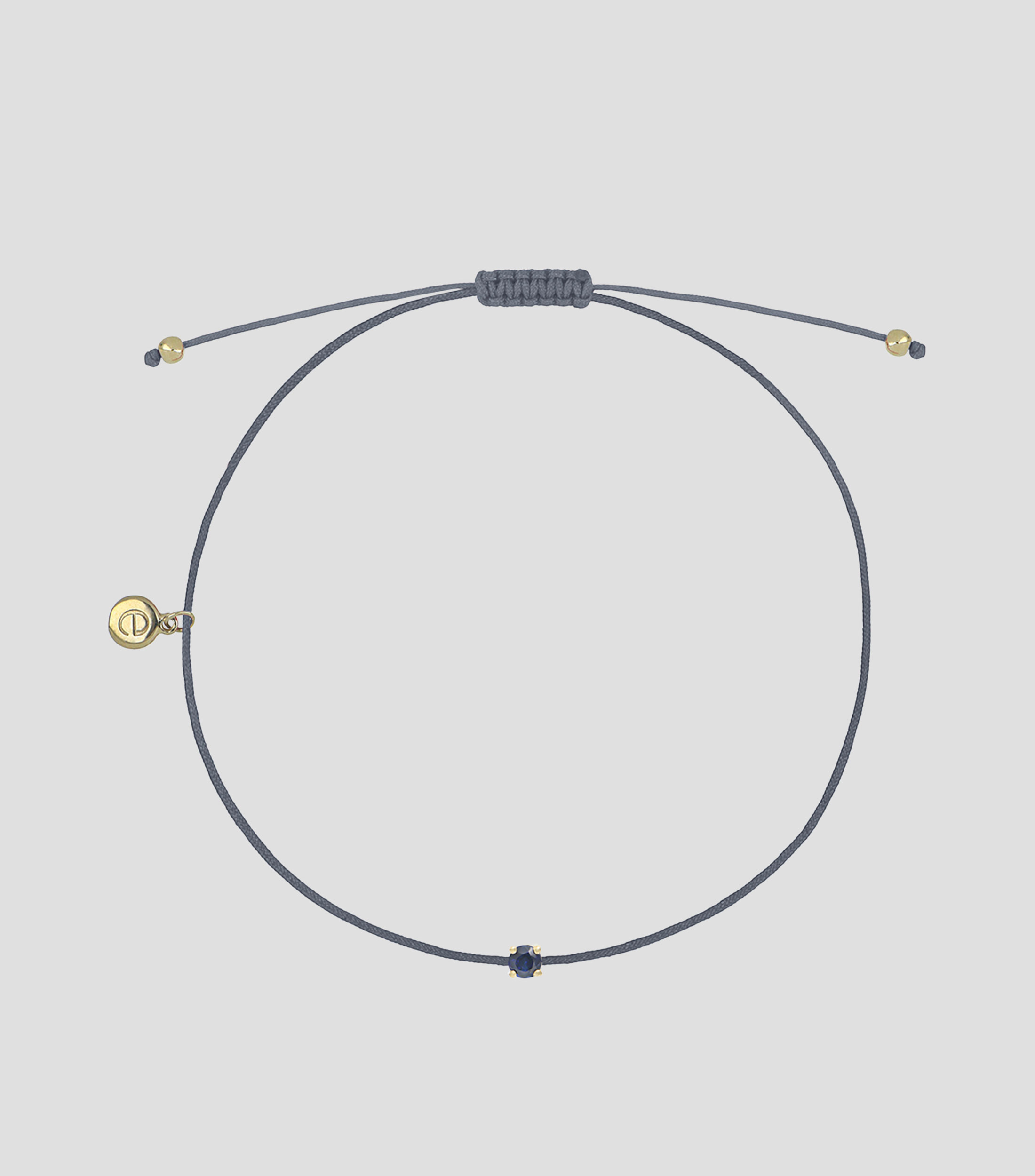 Pulsera azul con zafiro Mujer