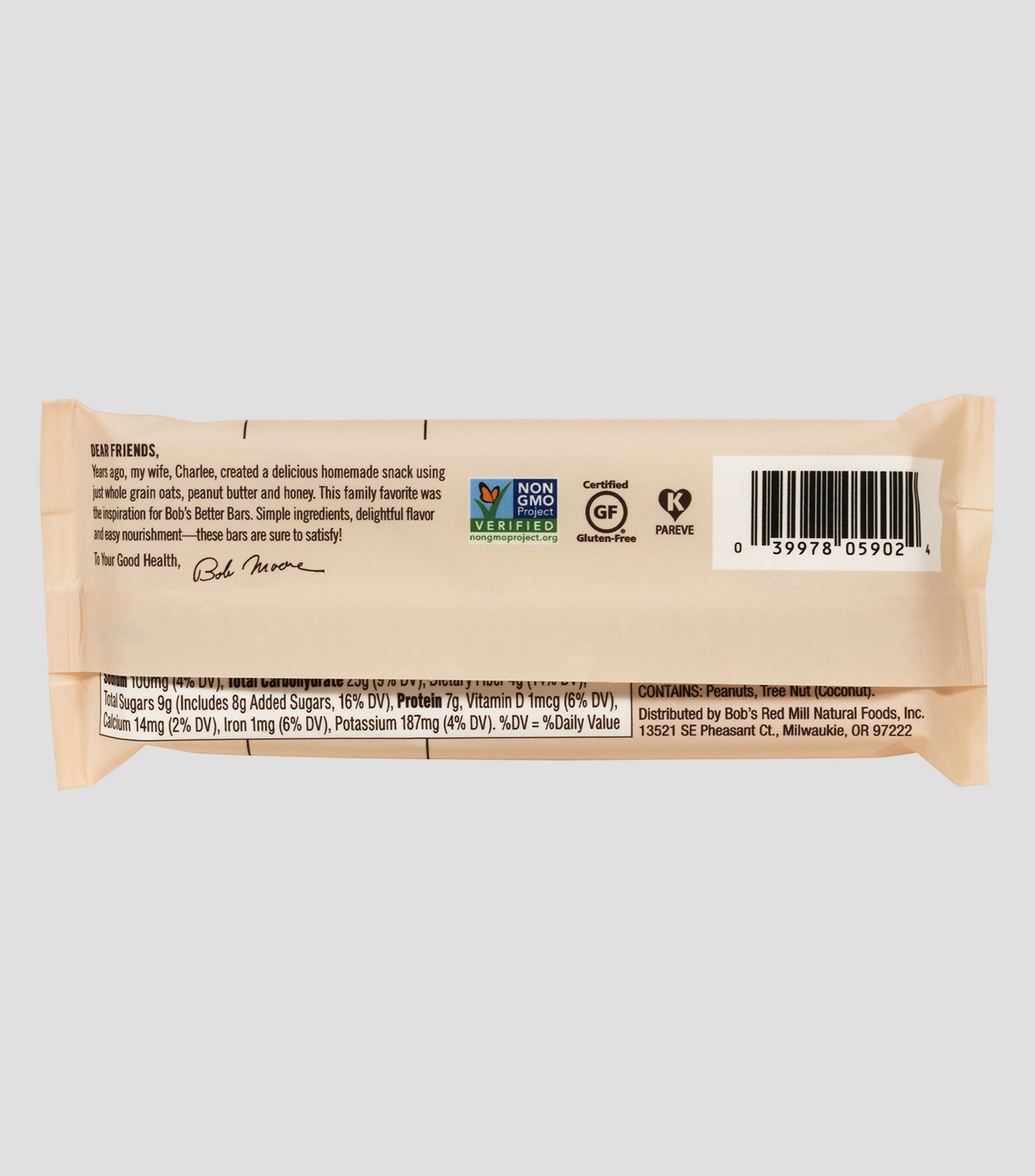 Barra Avena y Coco, 50 g