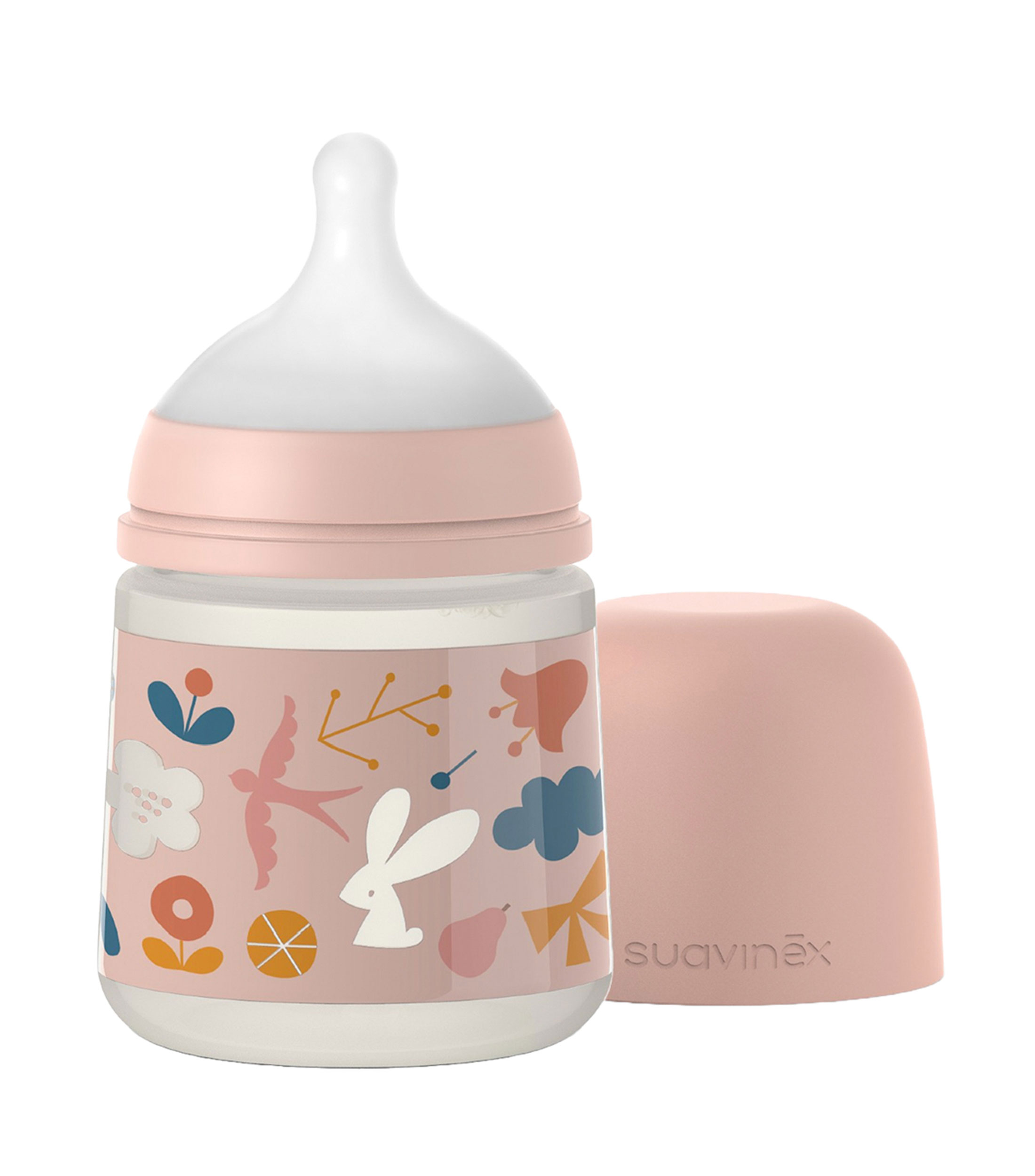 Biberon con Tetina Fisiologica SX Pro Forest, rosa 150 ml