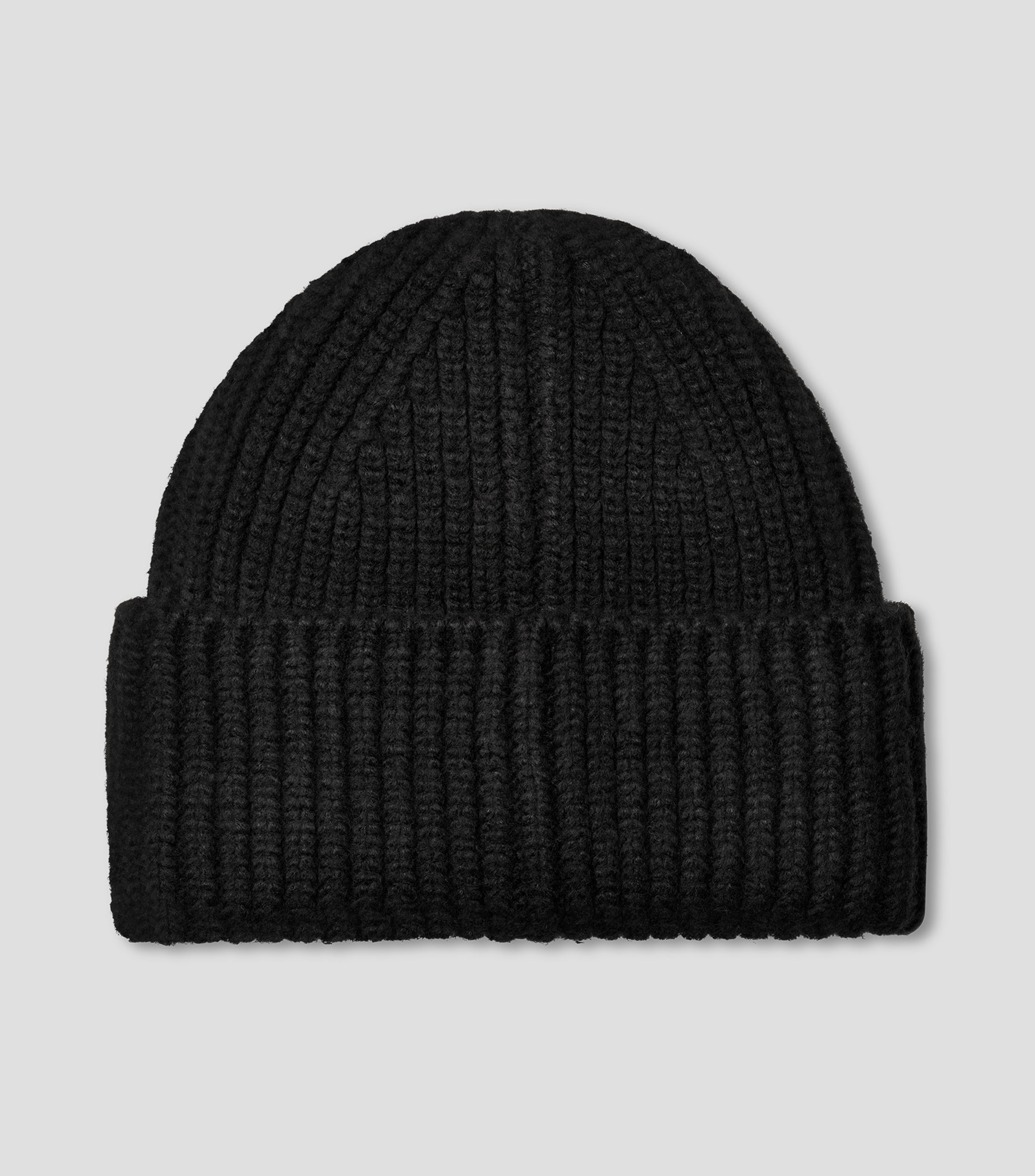 Gorro en tejido de punto liso Mujer