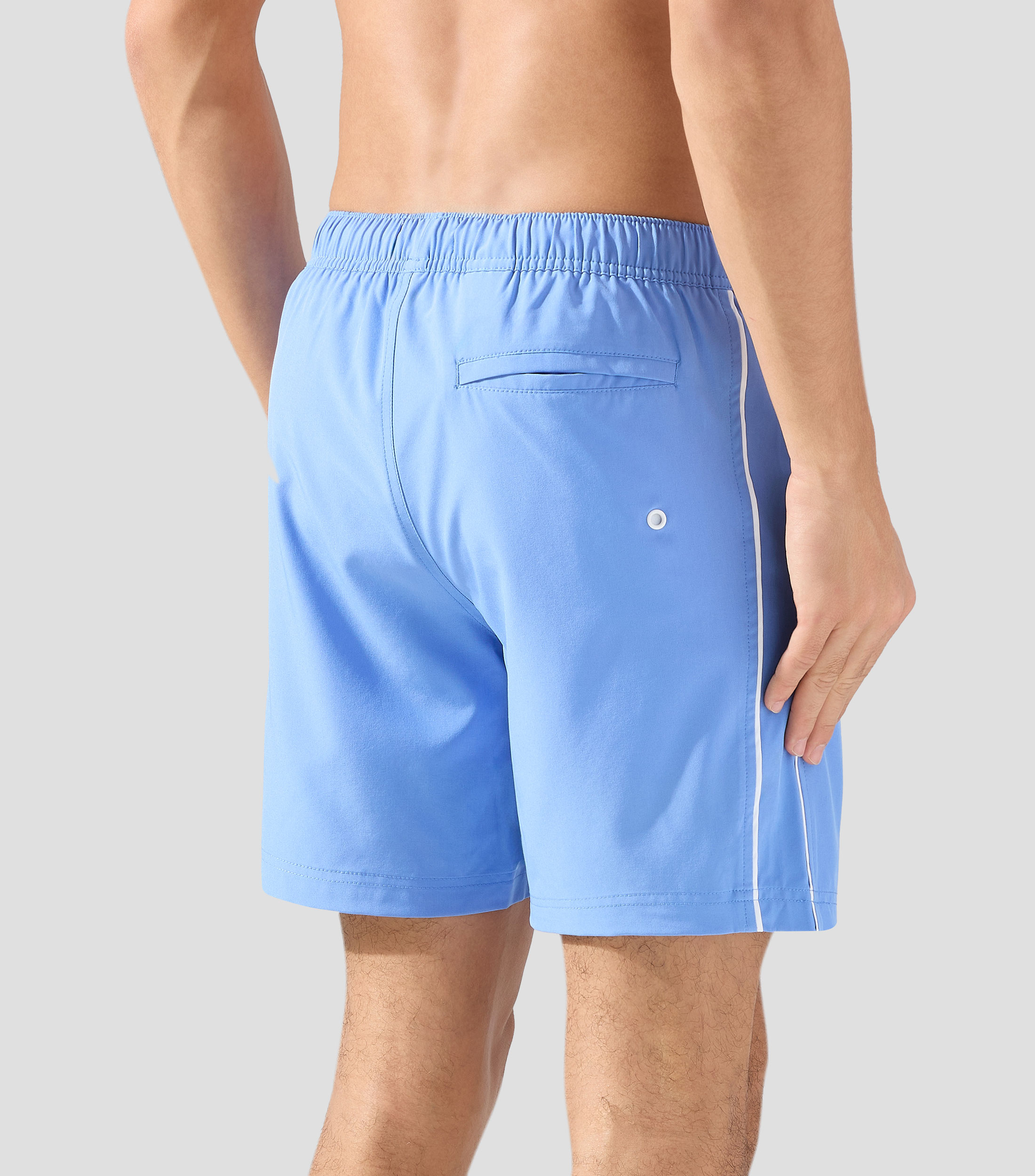Traje de baño largo estampado Hombre
