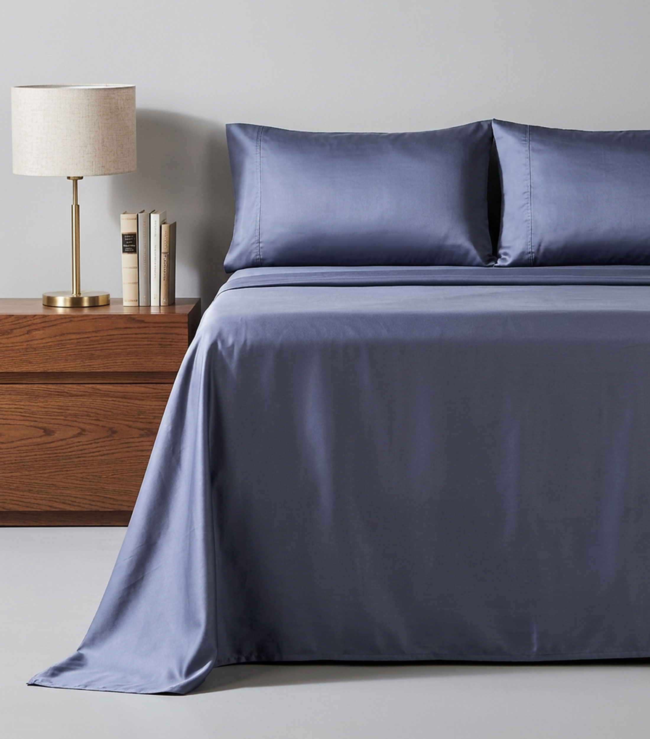 Juego de sábanas king size Padua azul