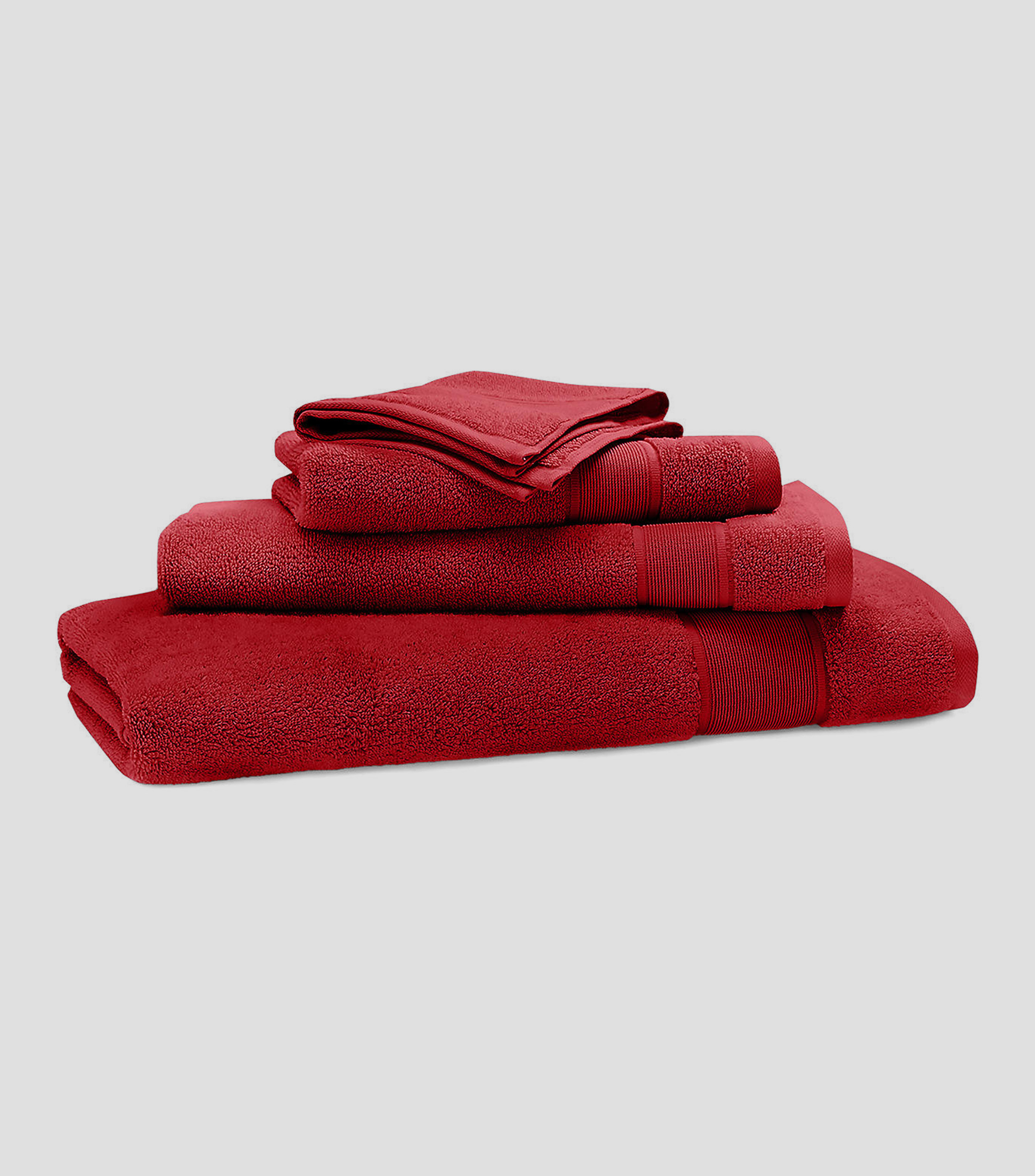 Toalla de manos Sanders, rojo