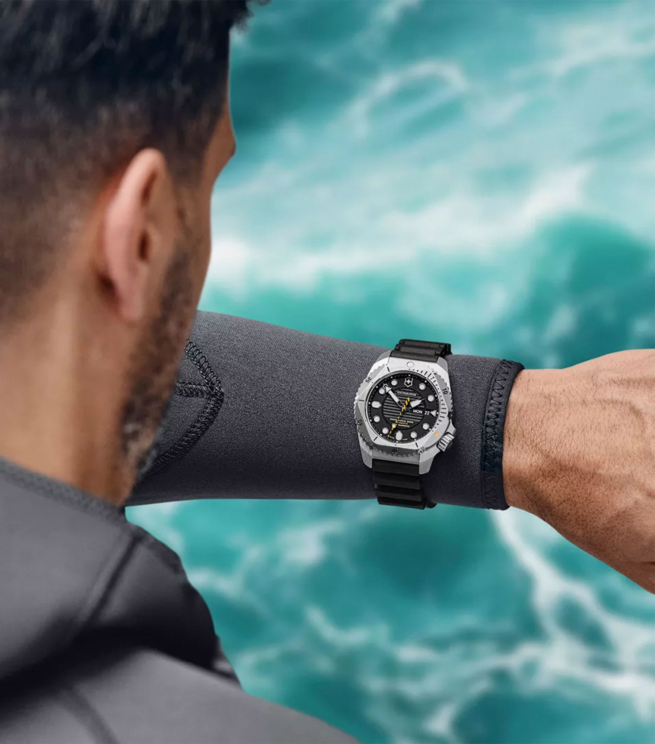 Reloj para hombre Dive Pro Deportivo, Plateado