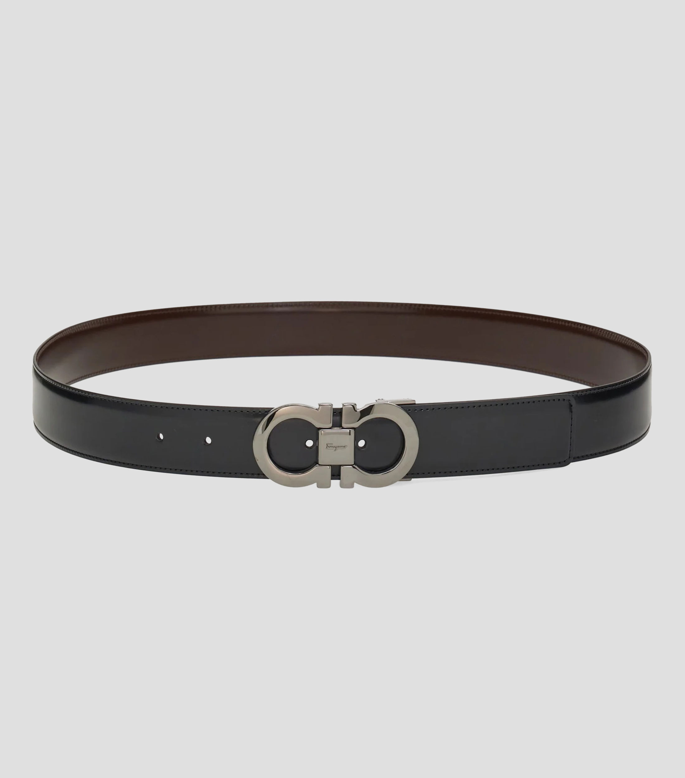 Cinturón reversible y ajustable Gancini Hombre