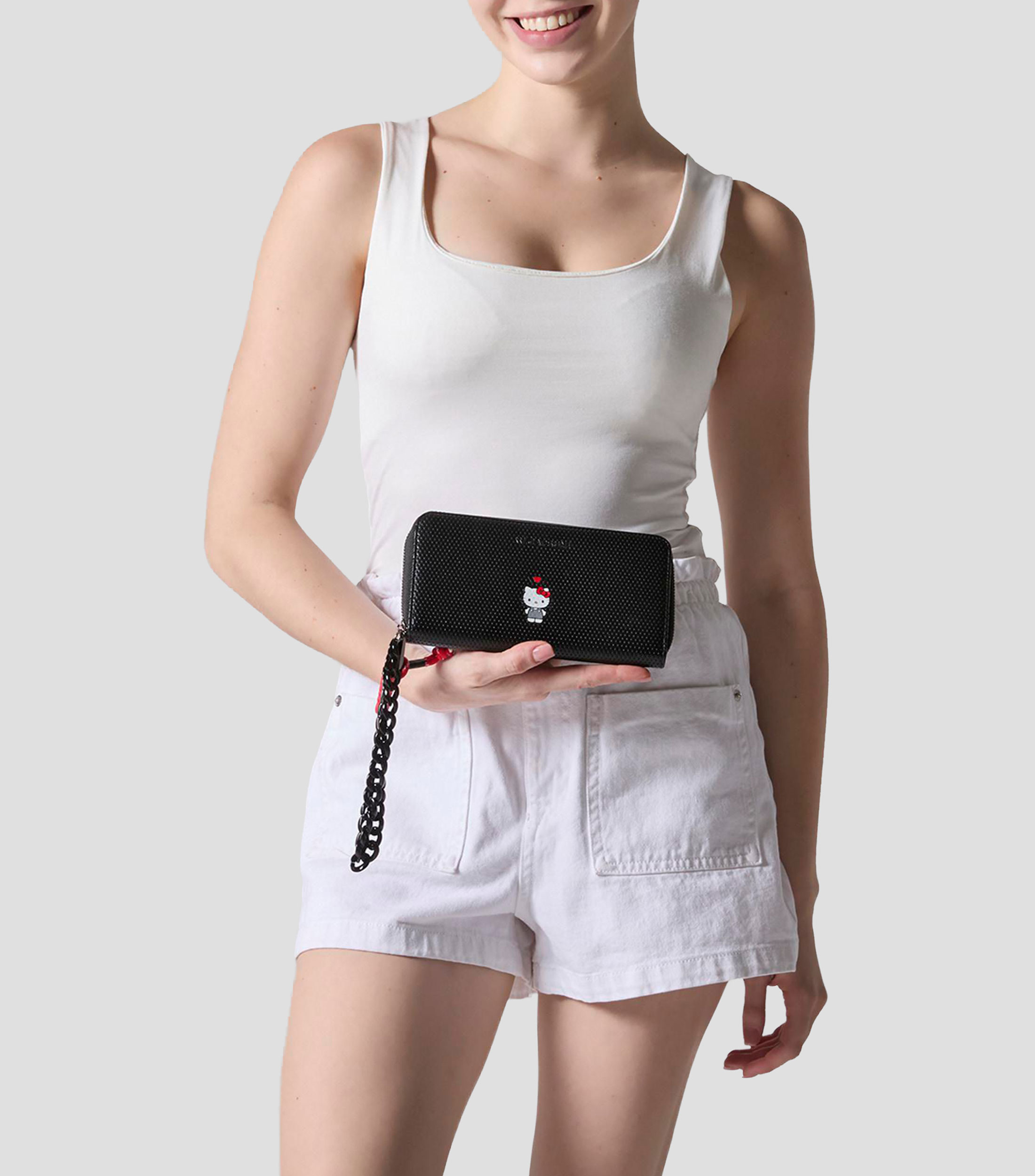 Cartera negra Hello Kitty estampada Niña