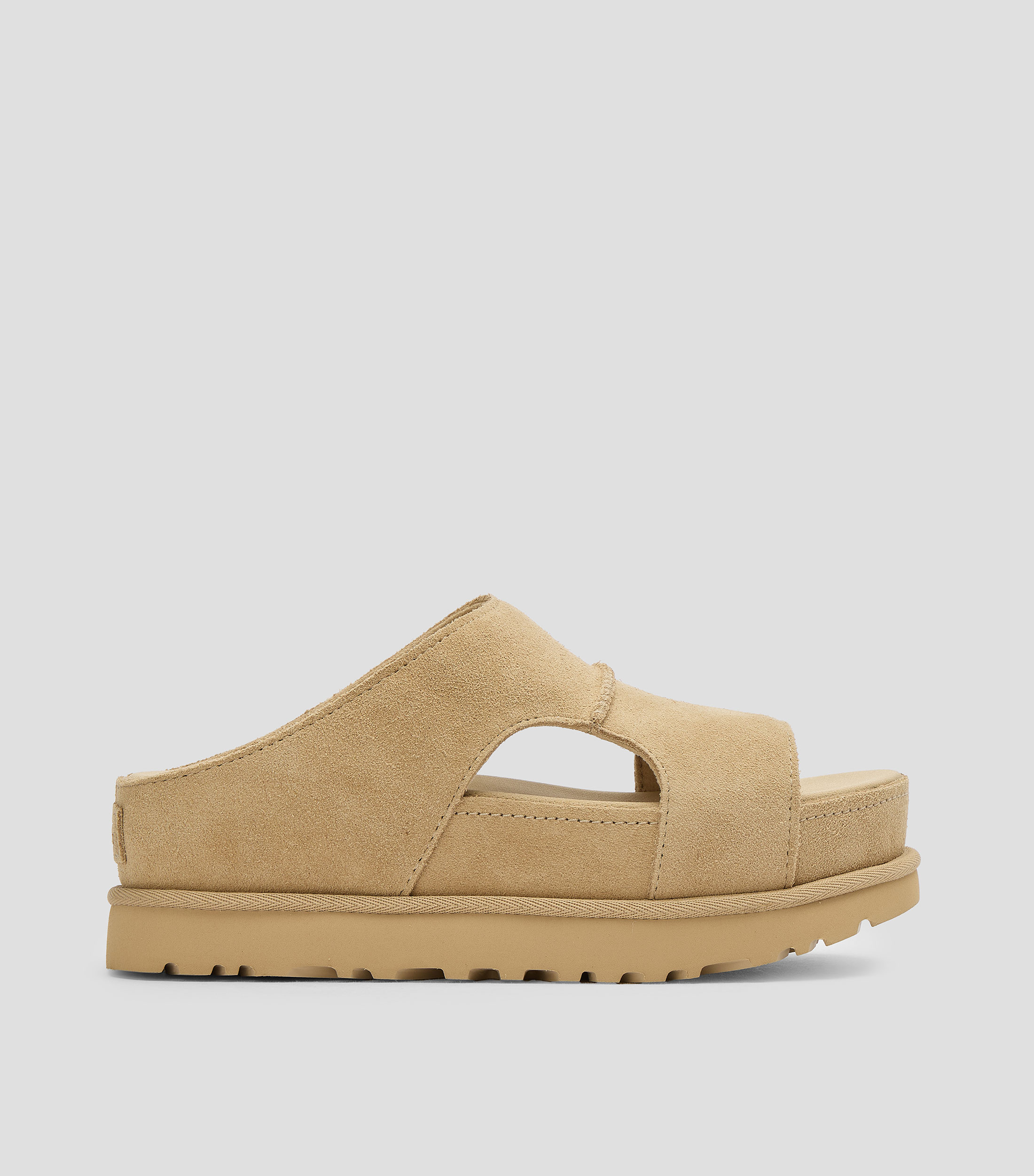 Sandalias casuales planas en piel Goldenstar Mujer