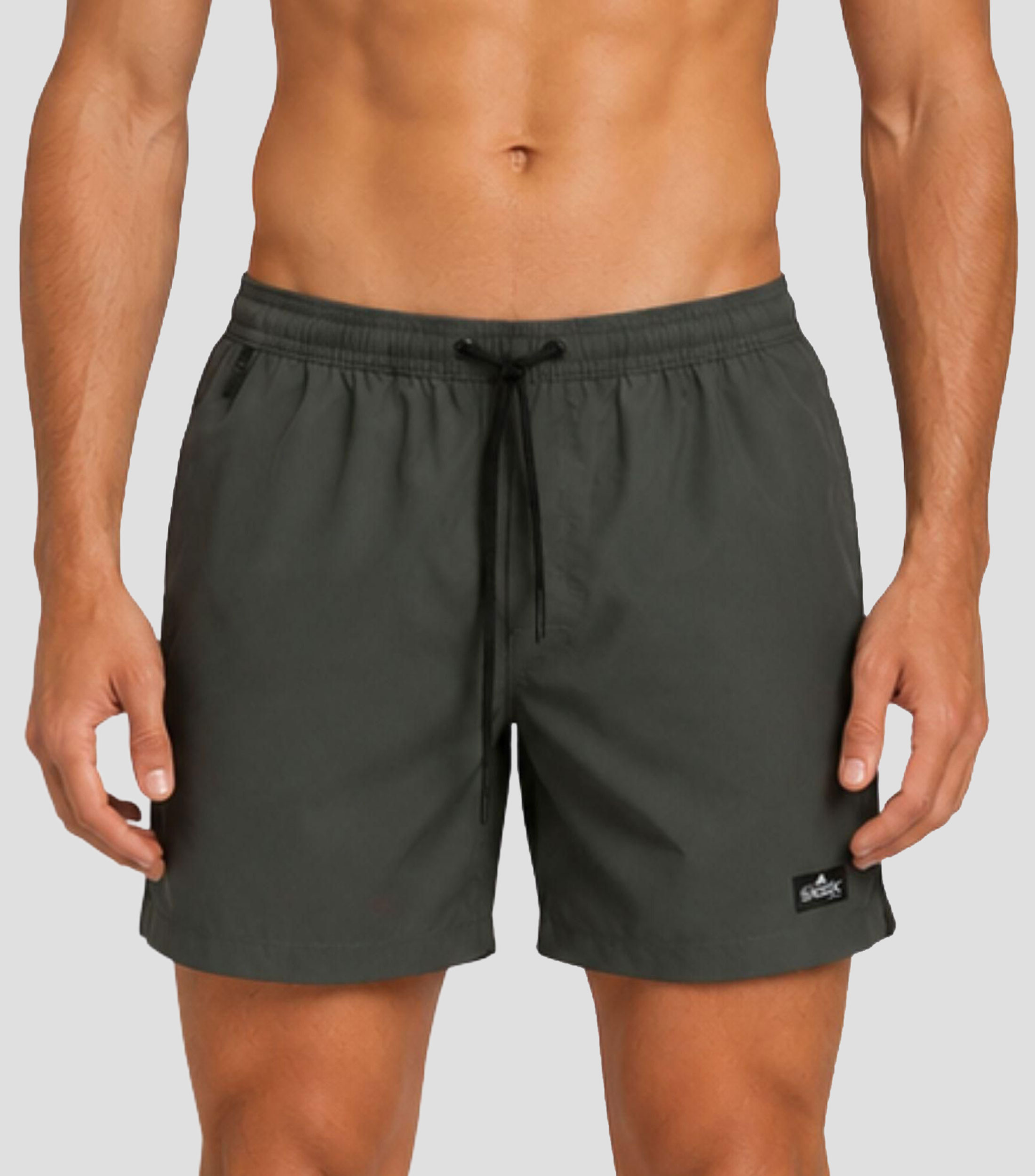 Traje de baño liso Hombre