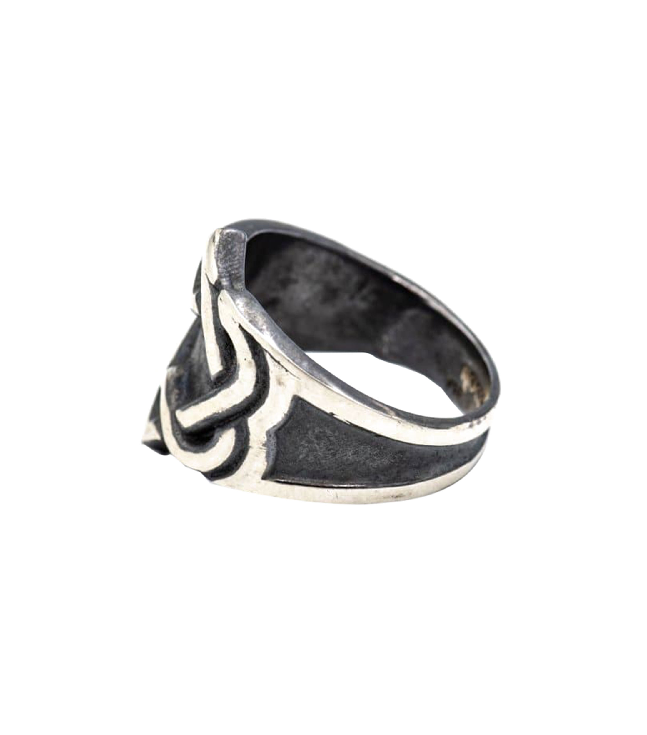 Anillo en plata .925 Big Unified Hearts Infinity Hombre Talla 10
