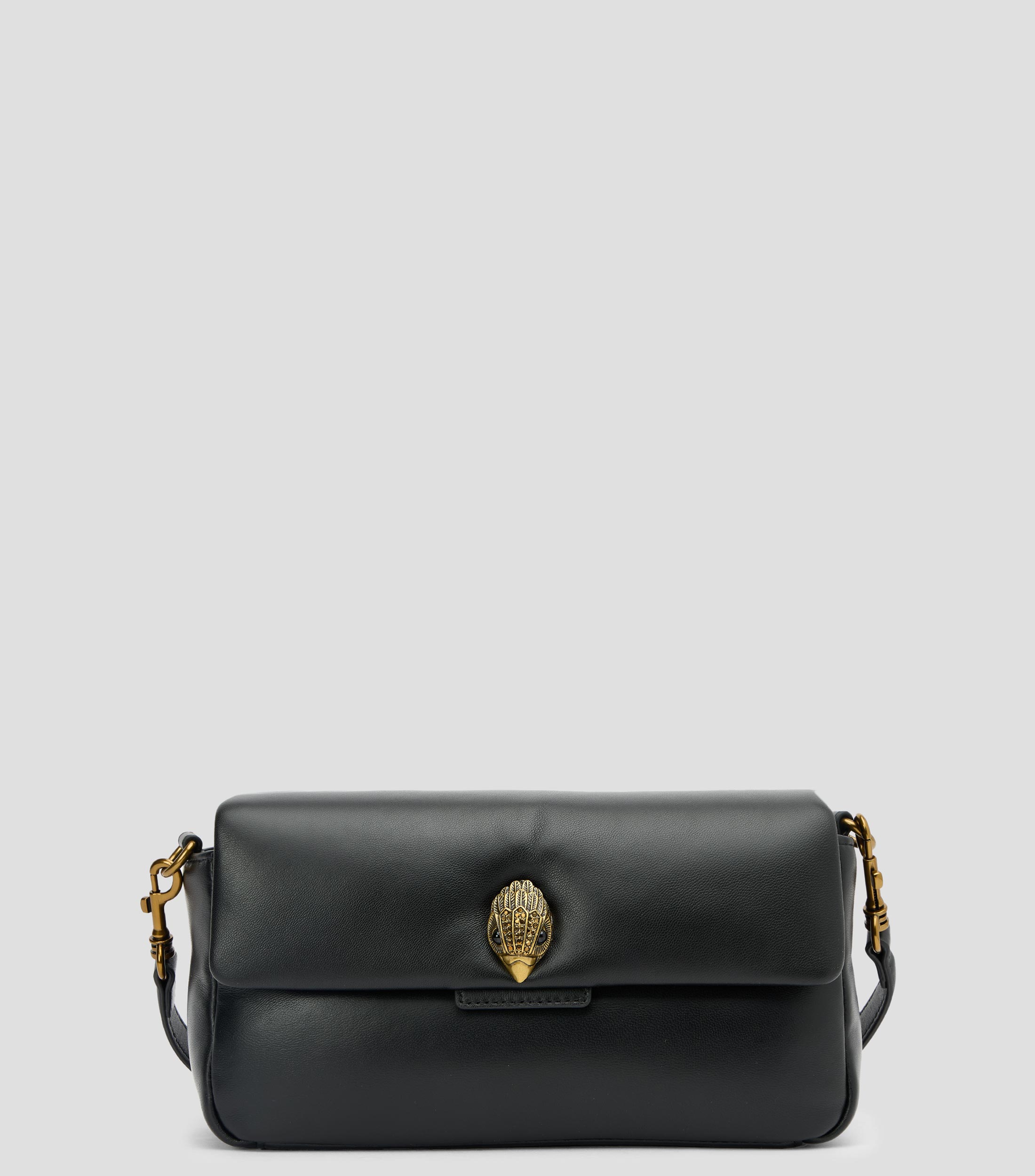 Bolsa shoulder en piel lisa Mujer