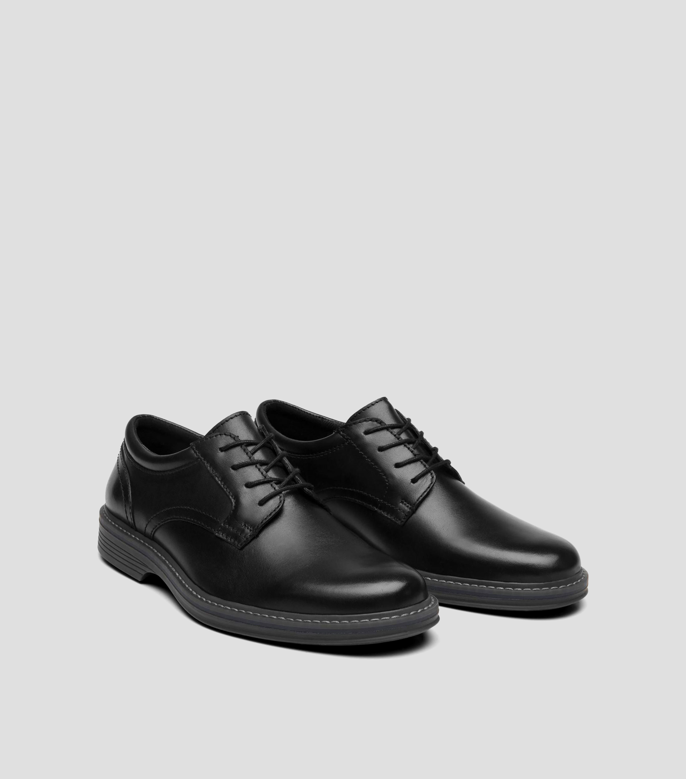 Zapatos casuales Elías en piel con tacón bajo de media luna Hombre
