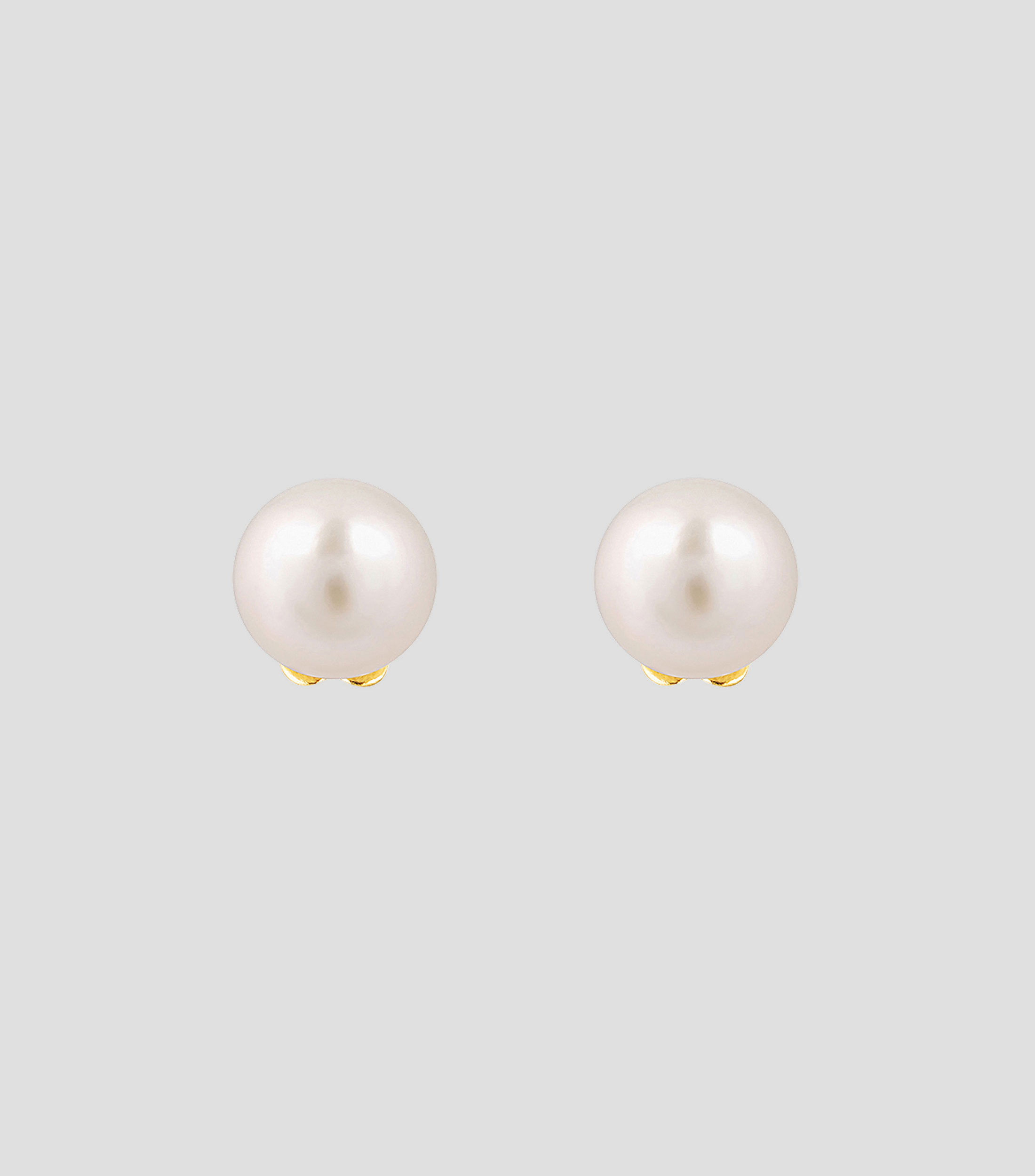 Aretes en oro amarillo 18 Kilates con Perlas Mujer