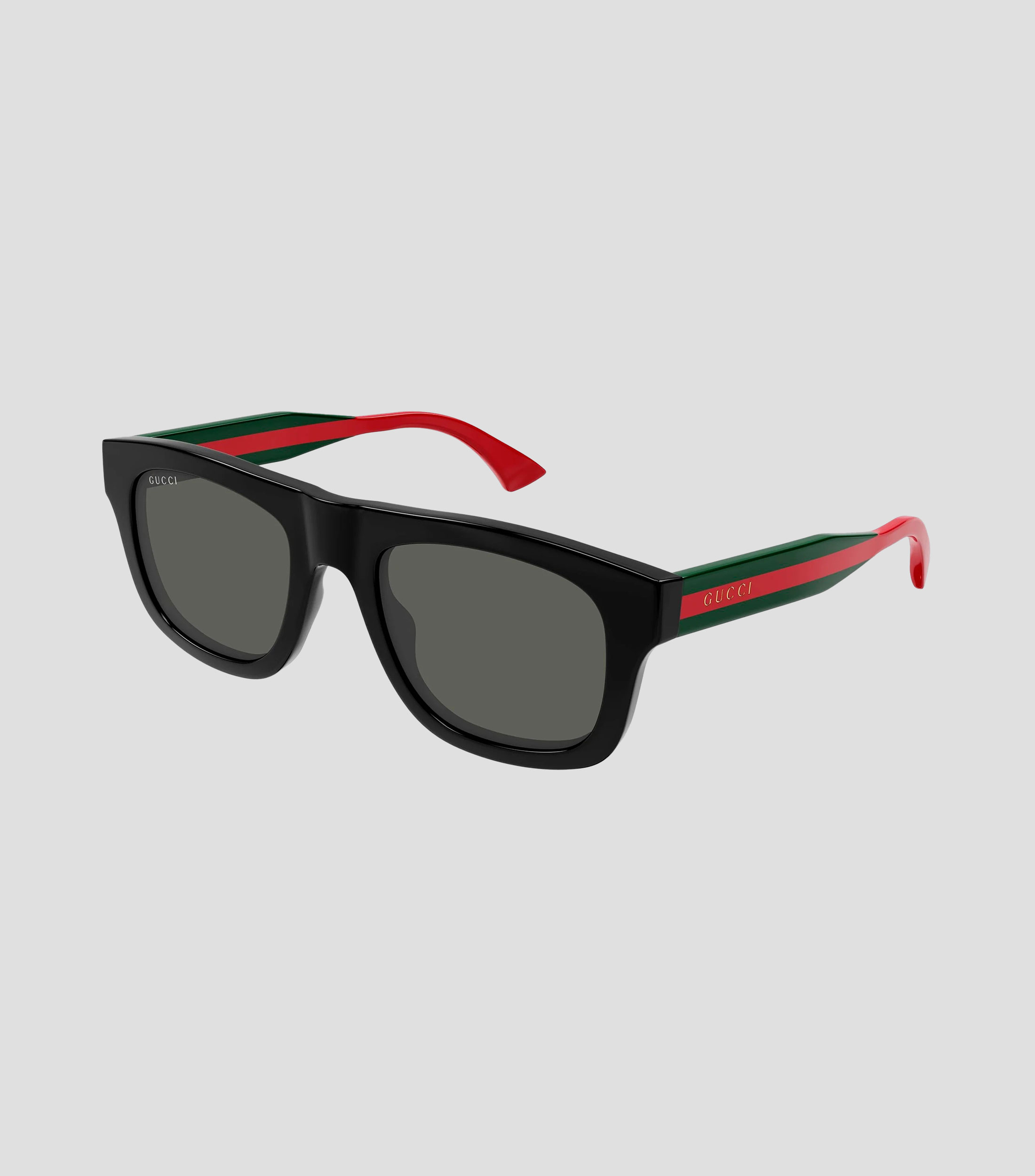 Lentes solares rectangulares GG1991S negro con rojo Unisex